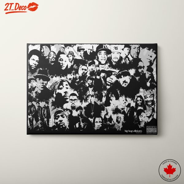 Hip Hop All Stars Collage Art