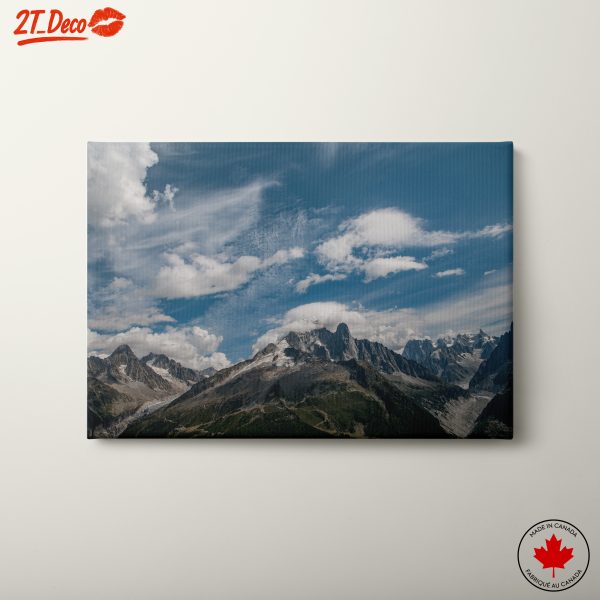 Majestic Mountain Landscape under Blue Sky