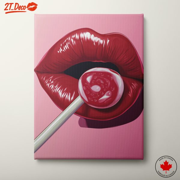 Vibrant Lips and Candy Art