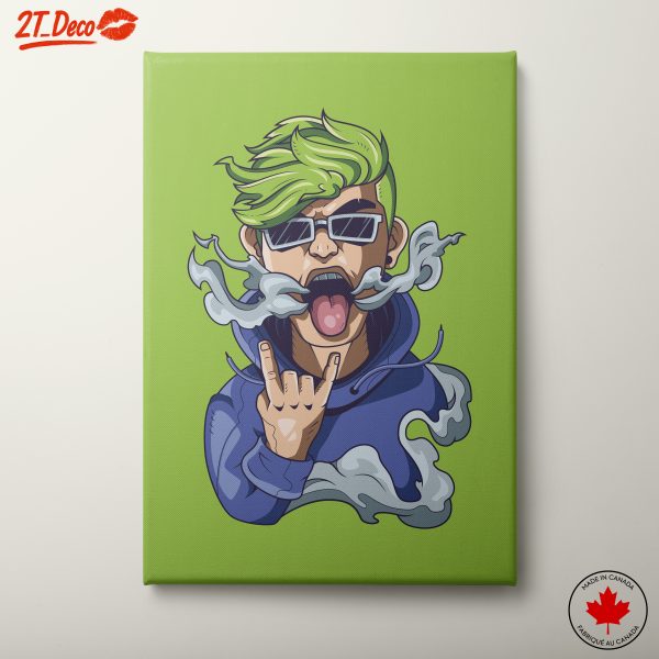 Vibrant Urban Pop Art Character Design
