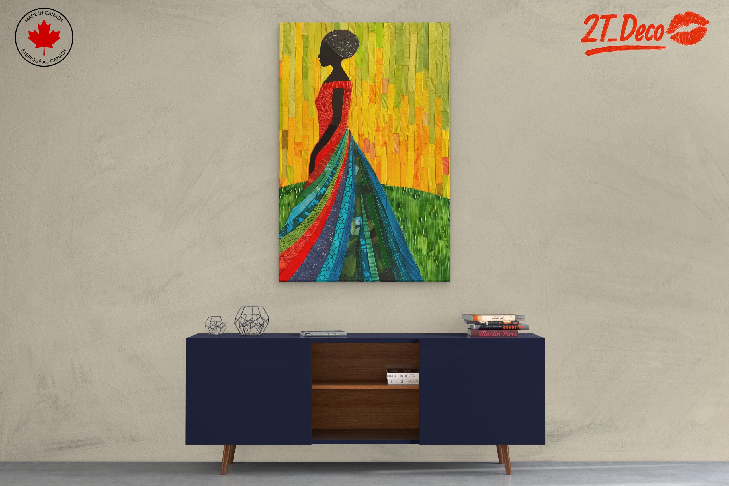 Vibrant Afro Art Representation 2 - Image 3