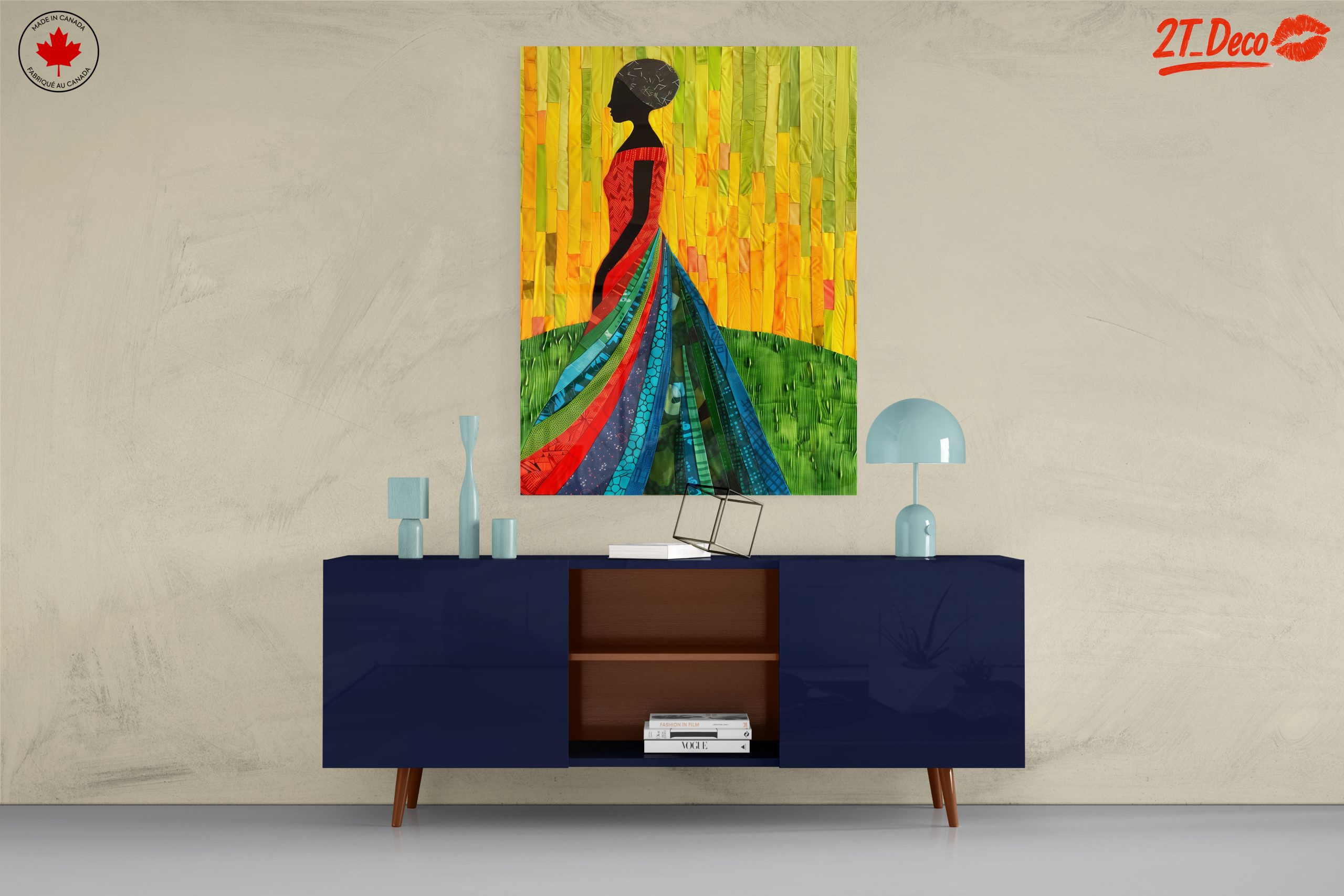 Vibrant Afro Art Representation 2 - Image 8