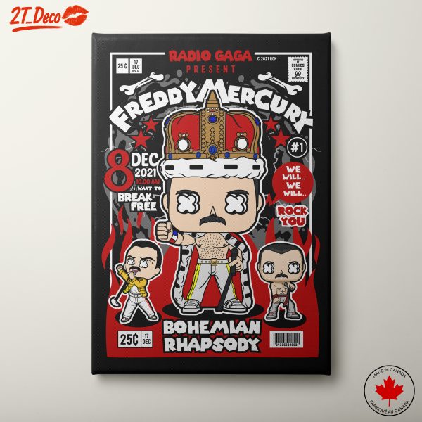 Freddy Mercury Bohemian Rhapsody Artwork