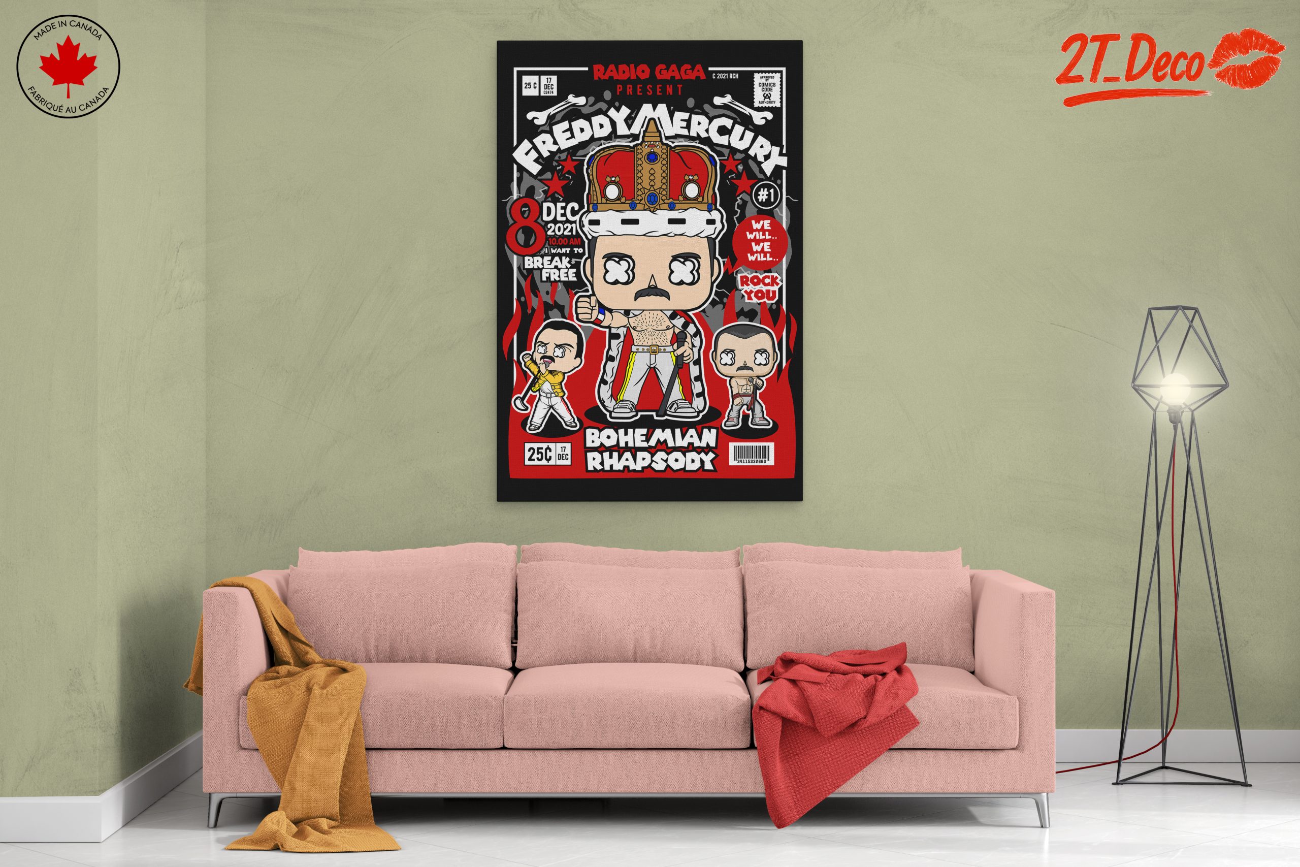 Freddy Mercury Bohemian Rhapsody Artwork - Image 2