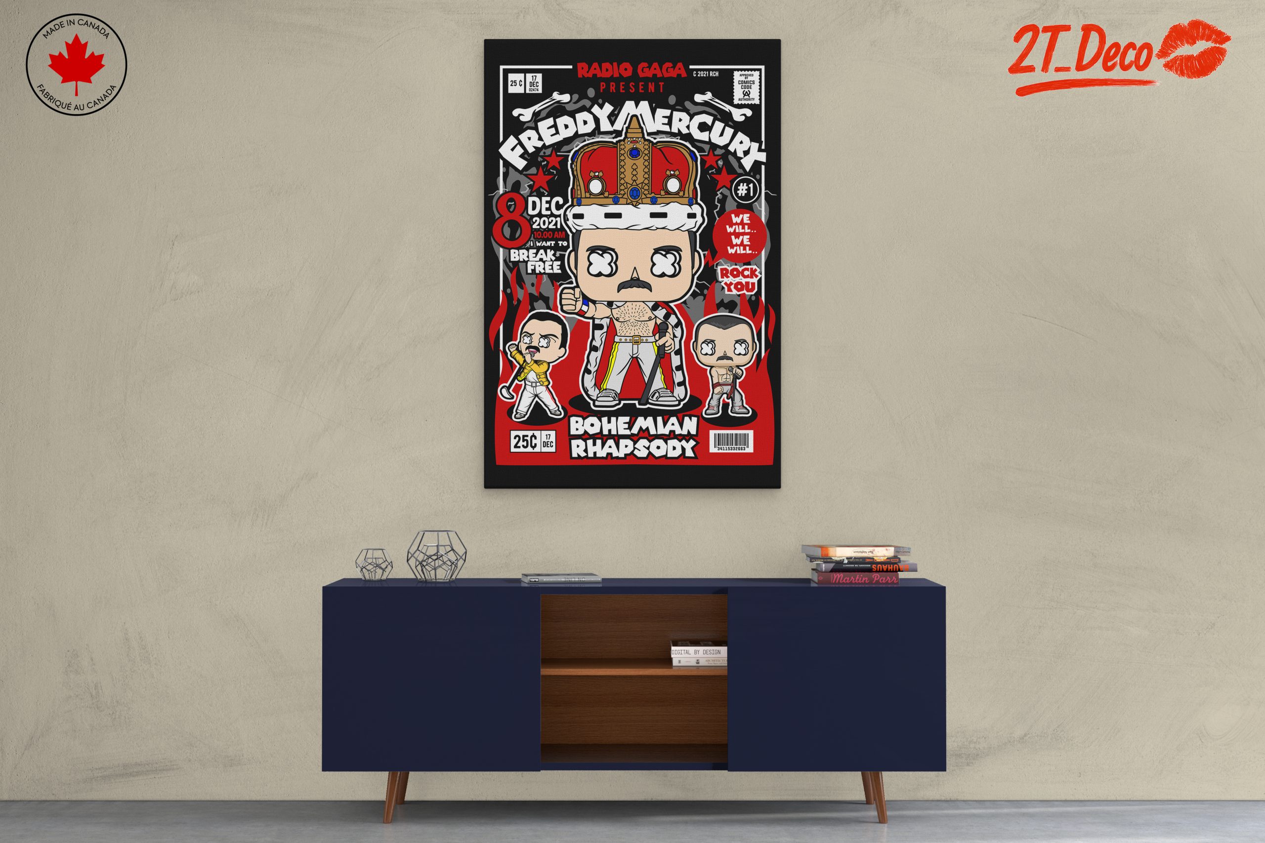 Freddy Mercury Bohemian Rhapsody Artwork - Image 3