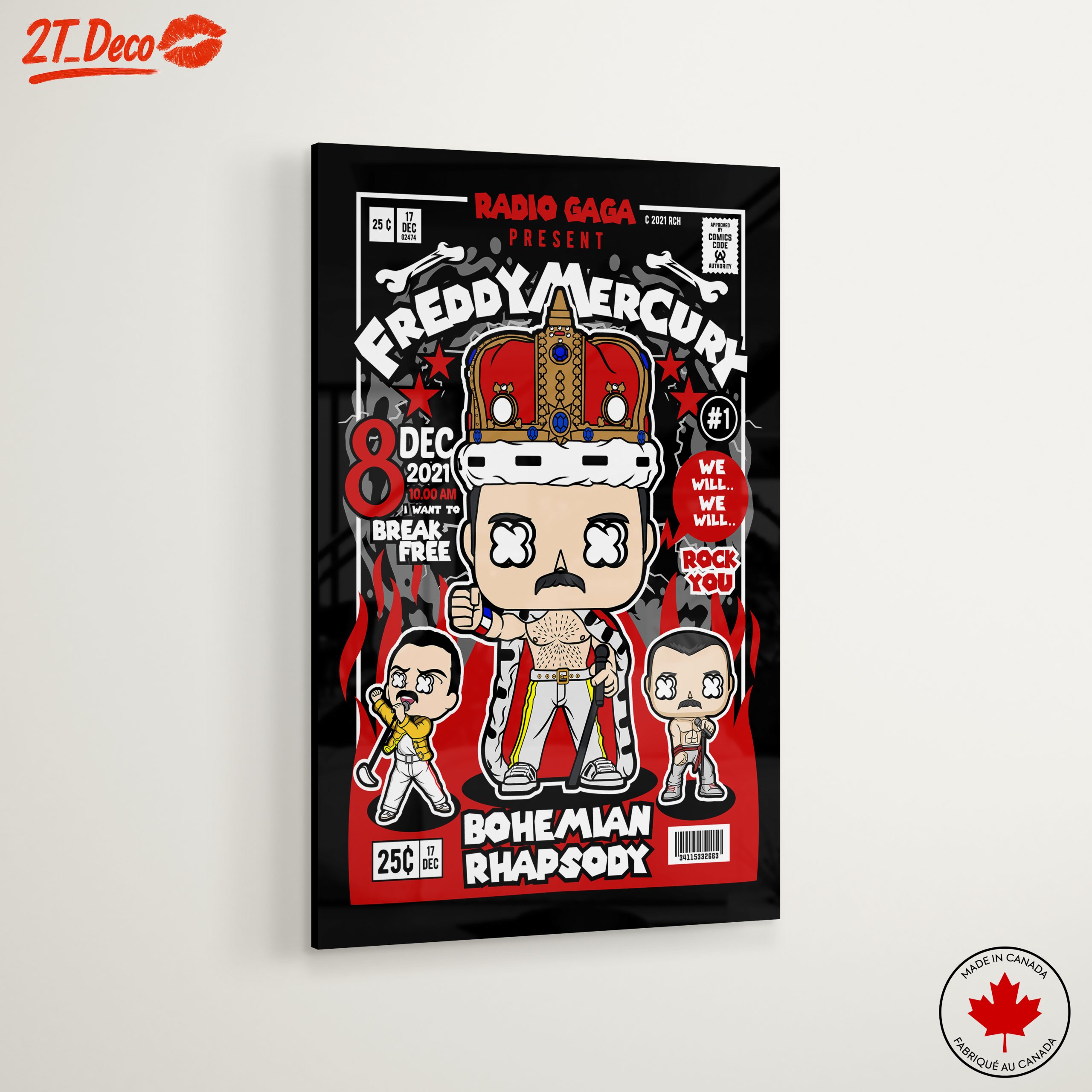 Freddy Mercury Bohemian Rhapsody Artwork - Image 6