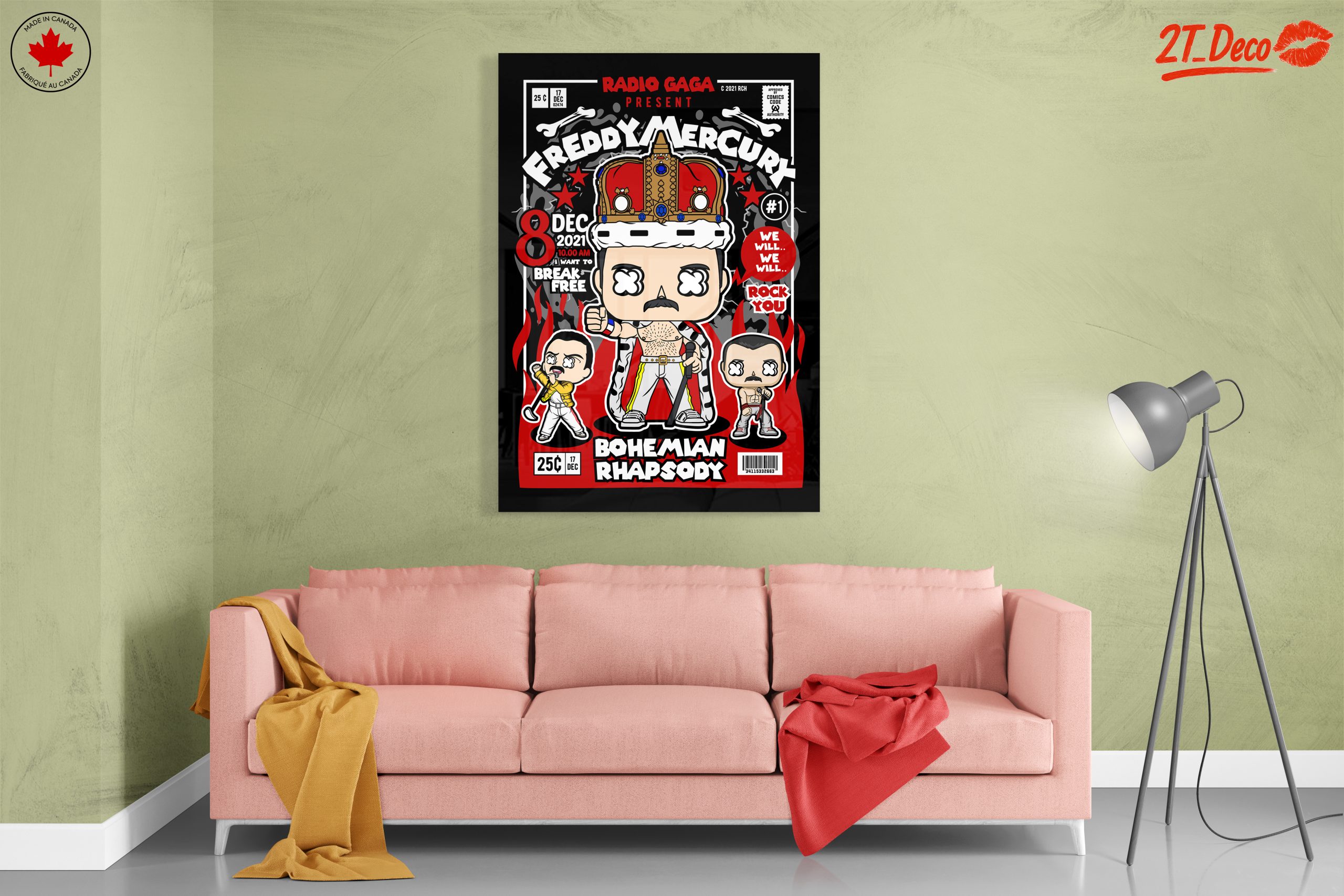 Freddy Mercury Bohemian Rhapsody Artwork - Image 7