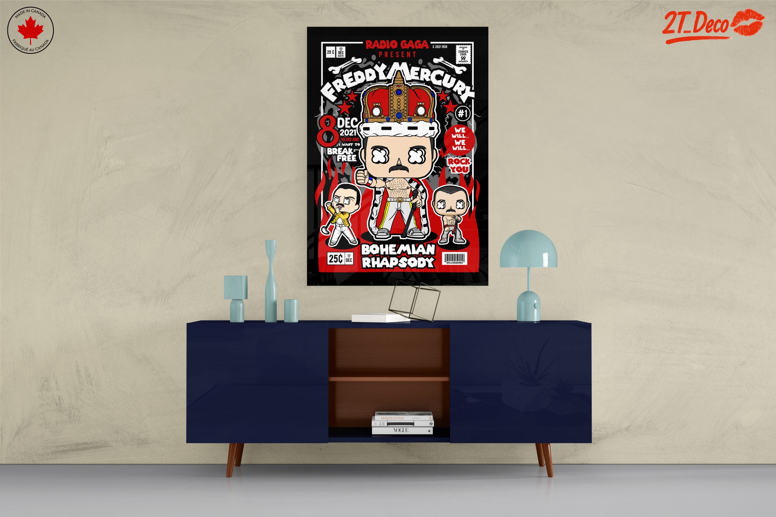 Freddy Mercury Bohemian Rhapsody Artwork - Image 8