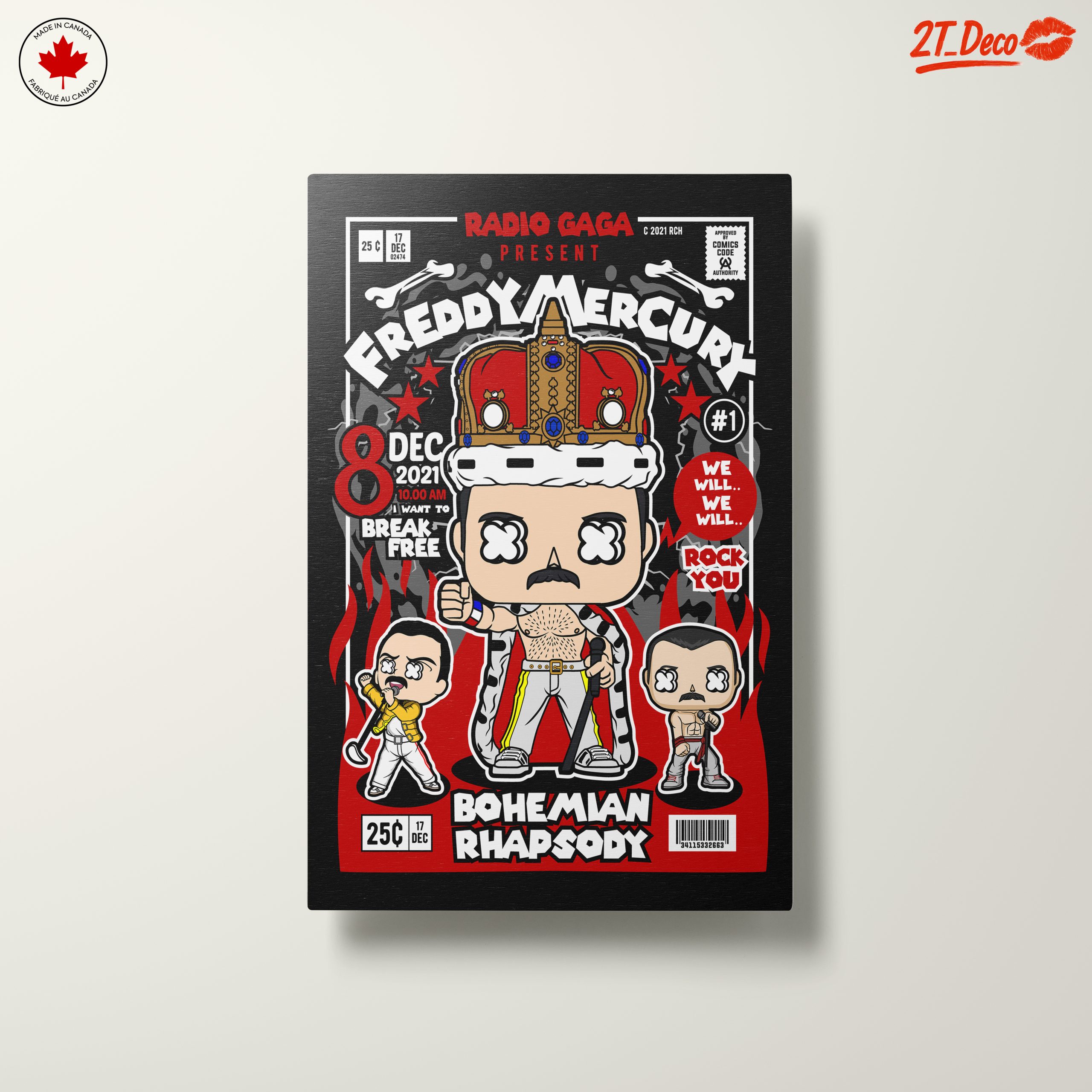 Freddy Mercury Bohemian Rhapsody Artwork - Image 10