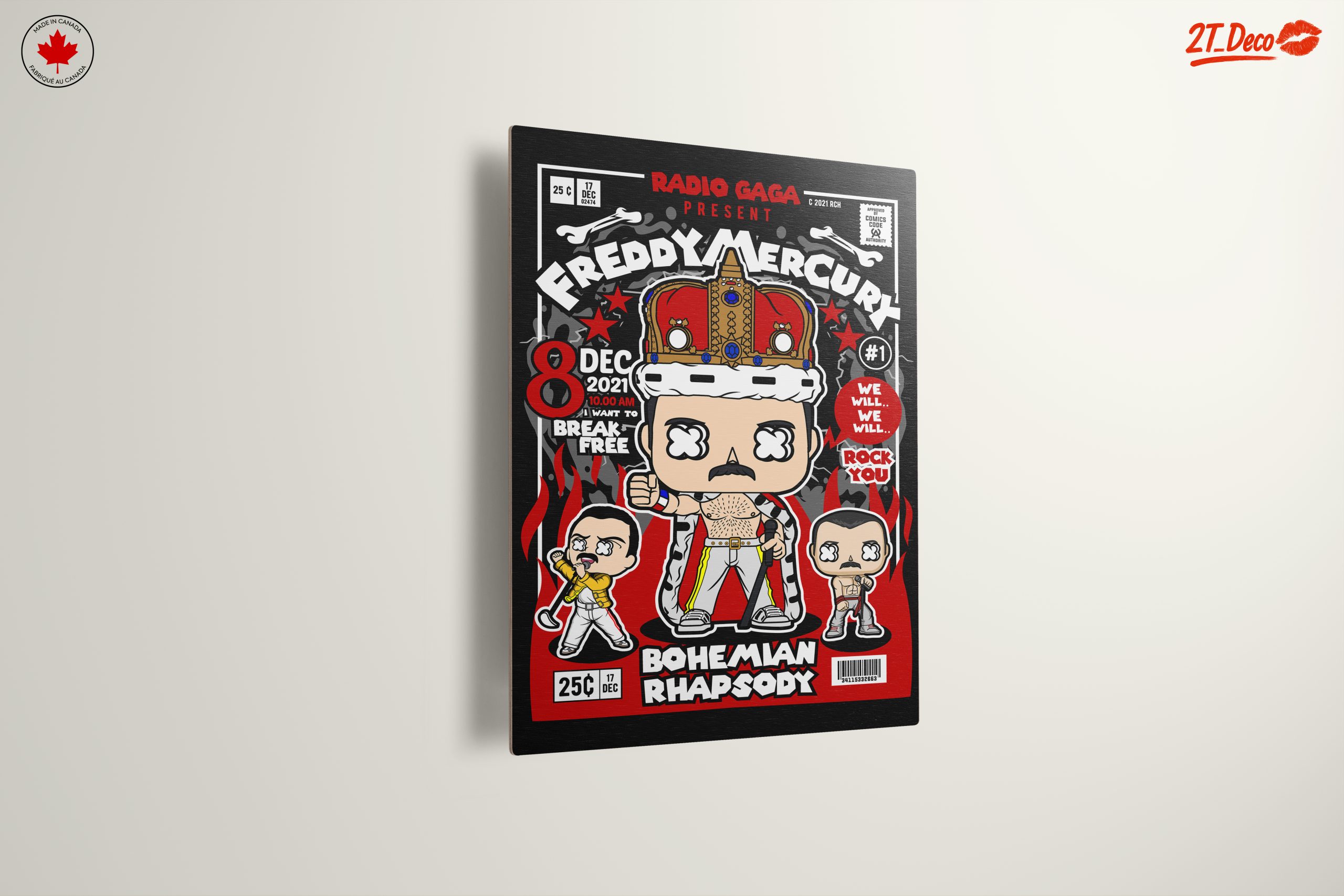 Freddy Mercury Bohemian Rhapsody Artwork - Image 13