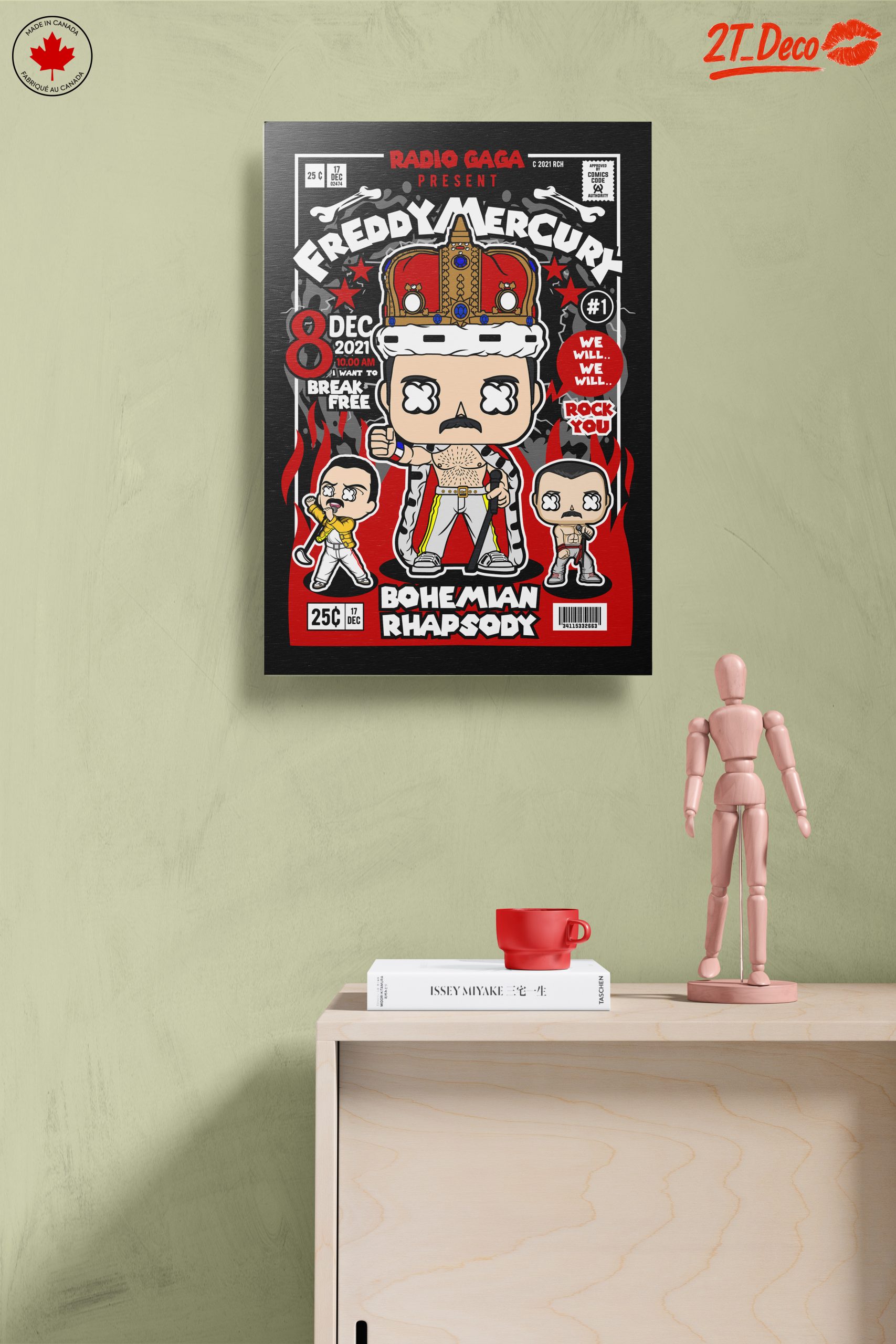 Freddy Mercury Bohemian Rhapsody Artwork - Image 14