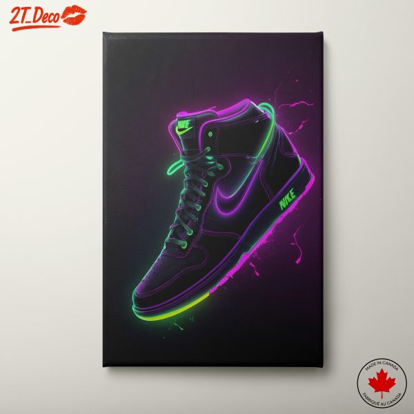 Neon Nike Sneaker Art