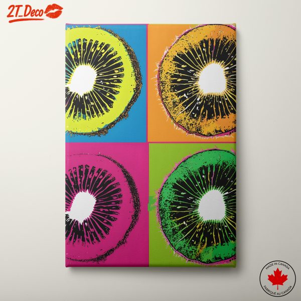 Vibrant Kiwi Pop Art Design