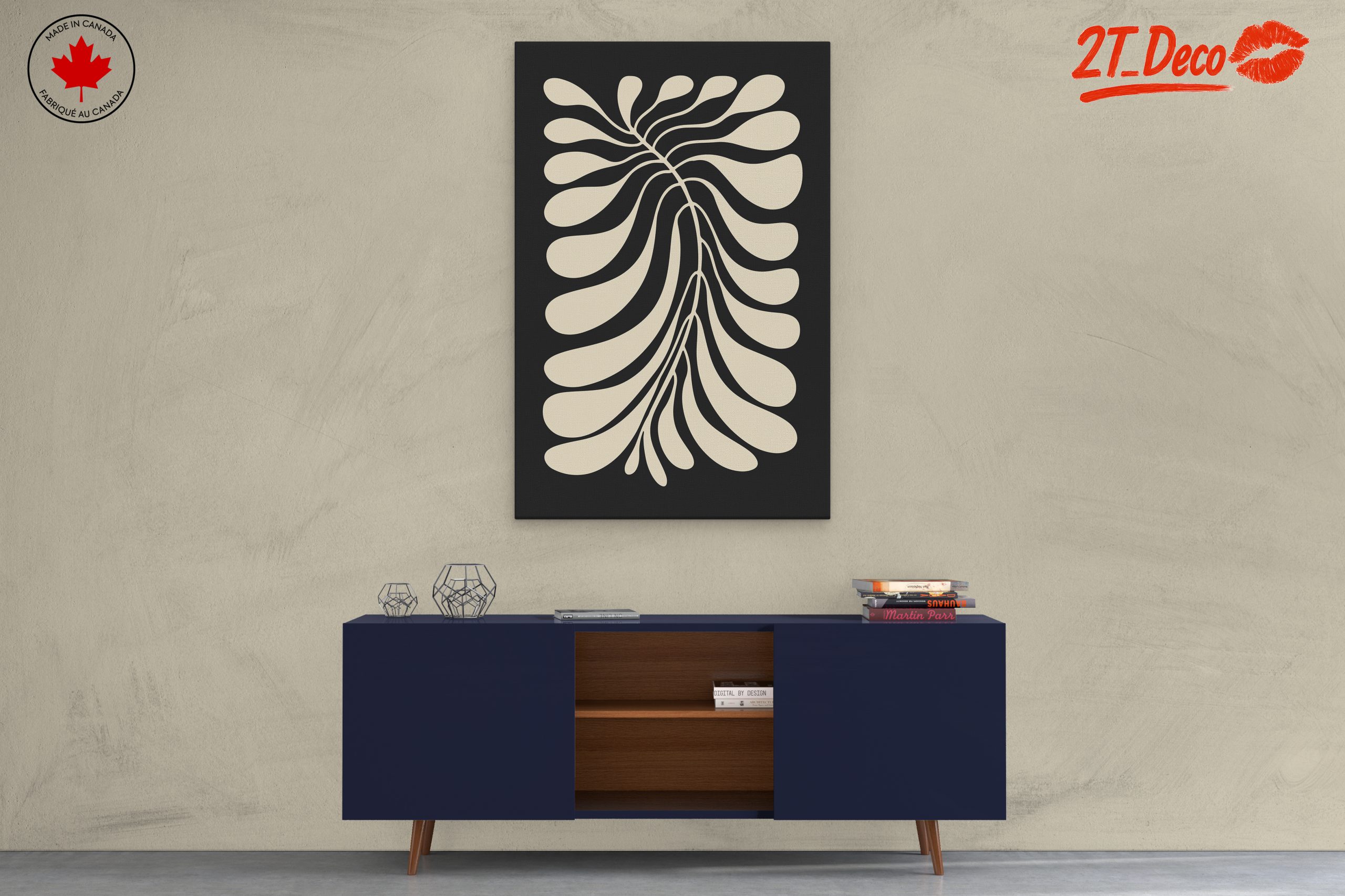 Stylized Botanical Abstract Design - Image 3