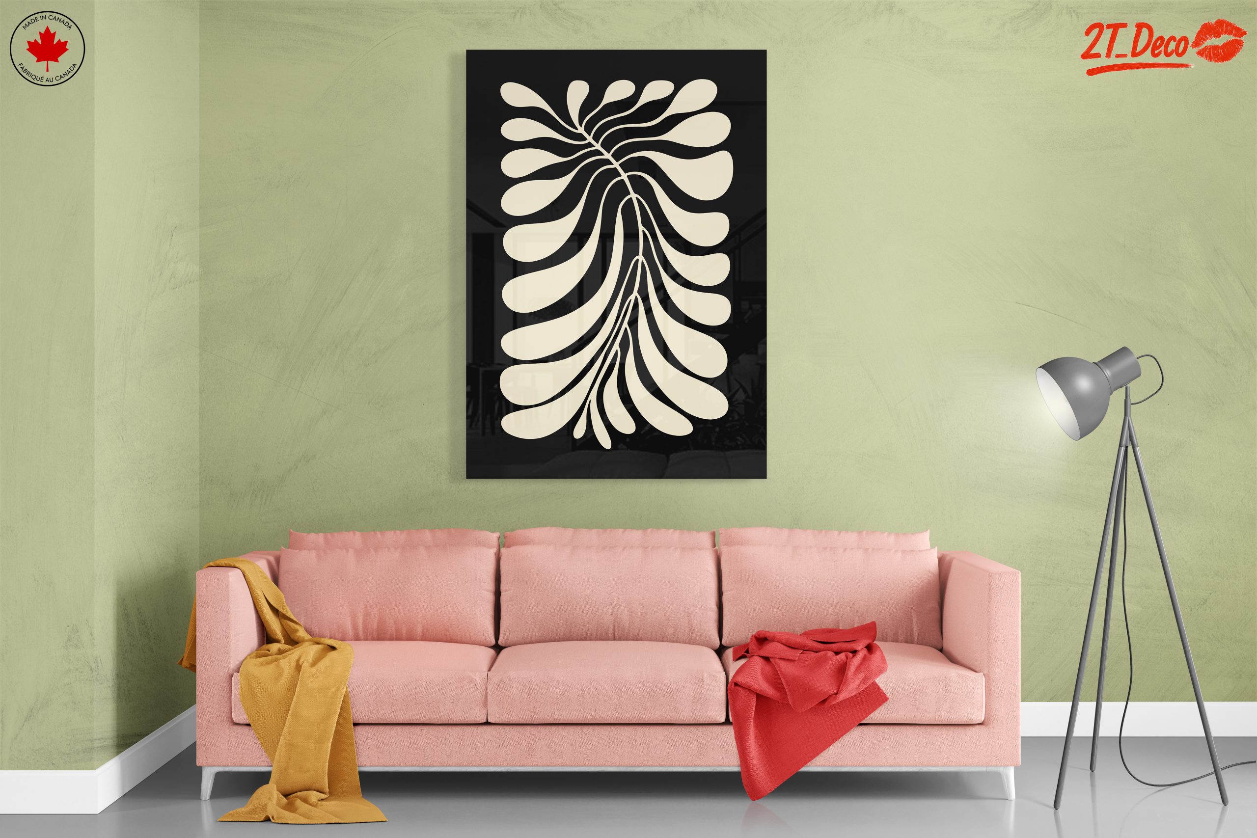 Stylized Botanical Abstract Design - Image 7