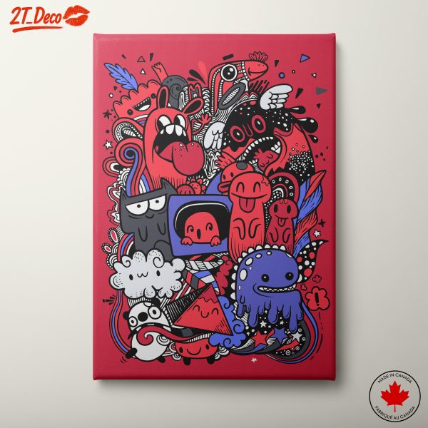 Vibrant Playful Character Artwork