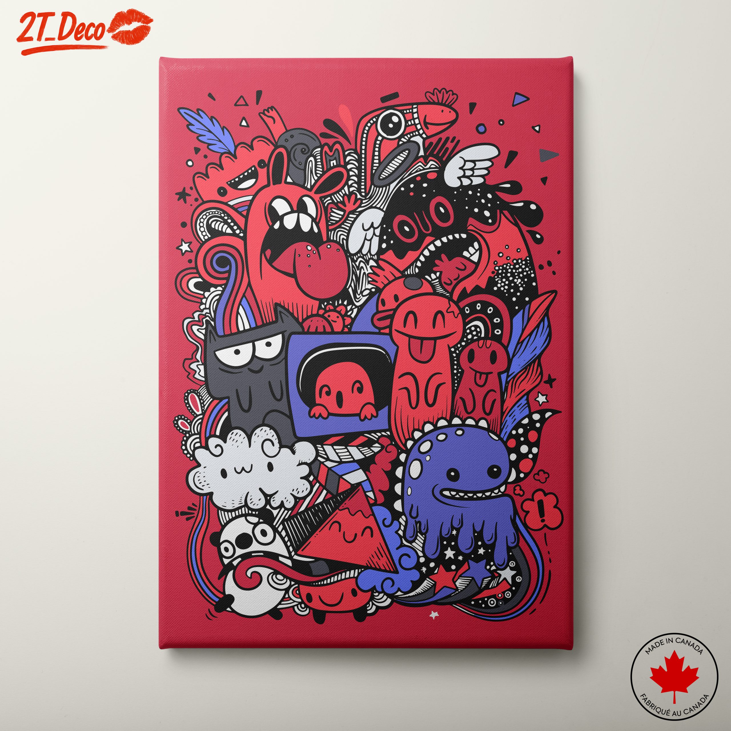 Vibrant Playful Character Artwork