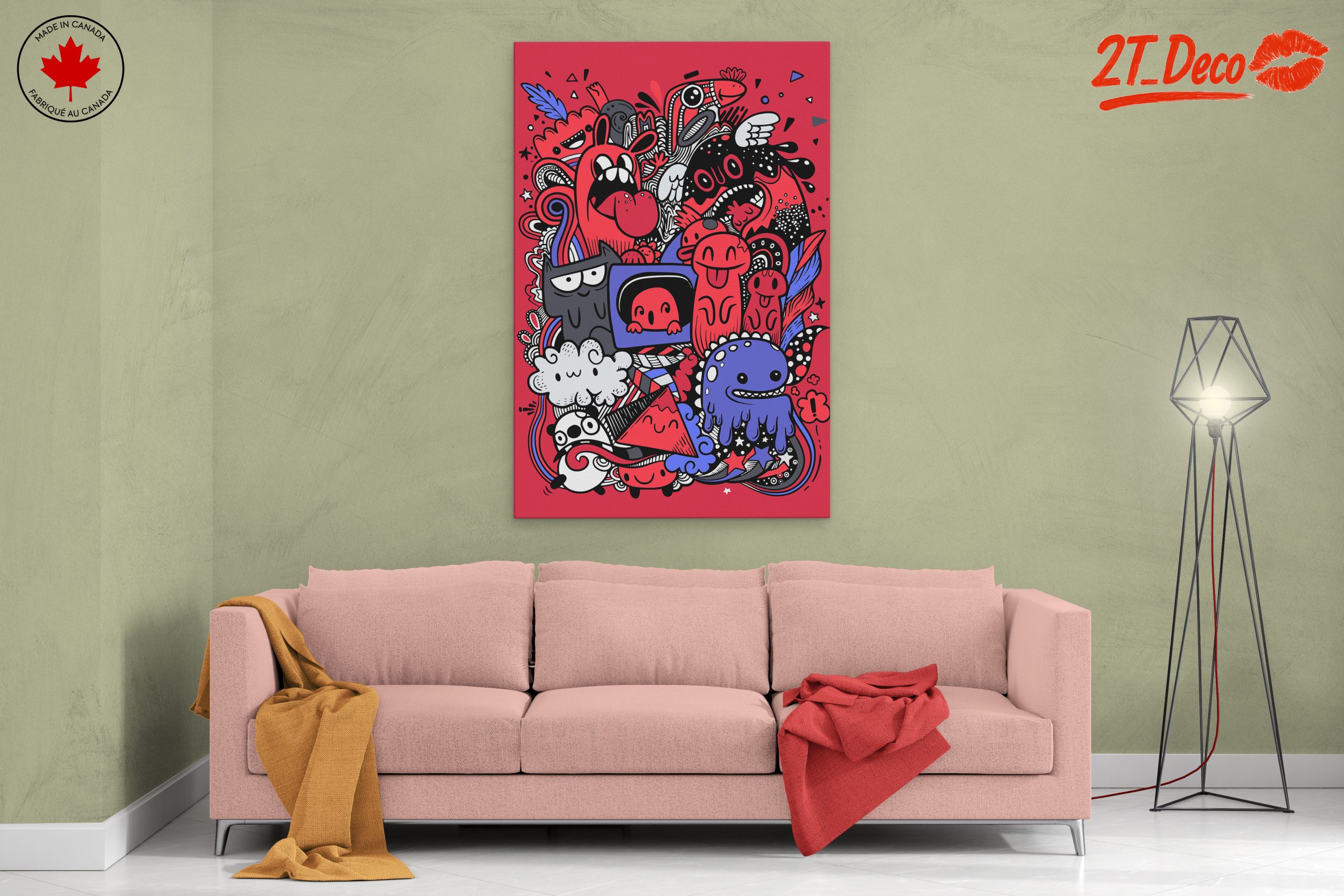 Vibrant Playful Character Artwork - Image 2