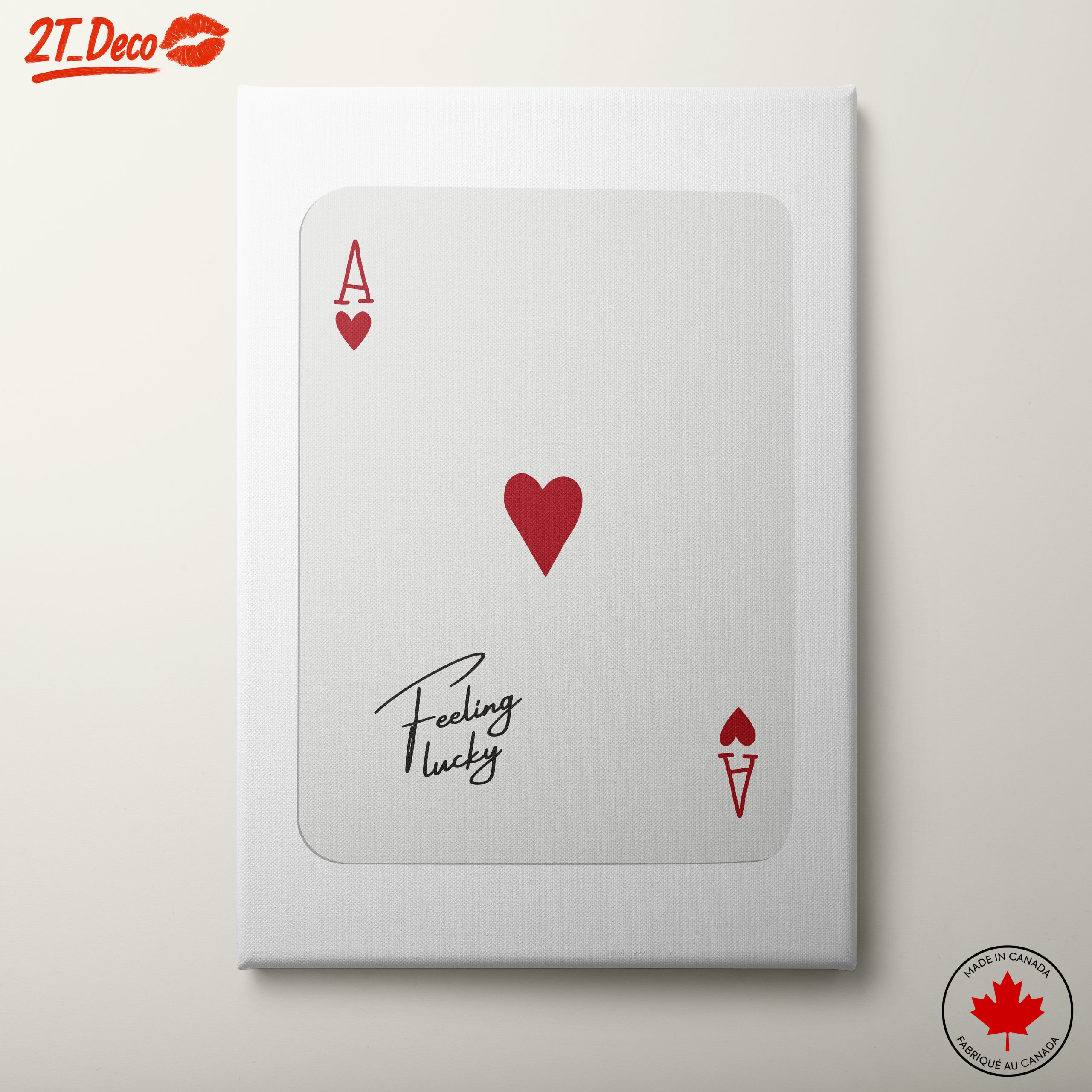 Feeling Lucky Artistic Playing Cards