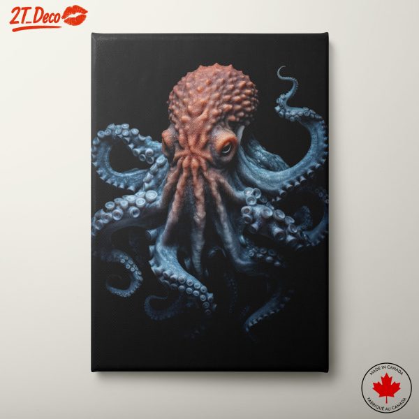 Detailed Octopus Wall Art