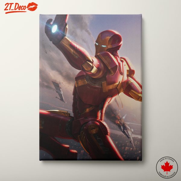 Dynamic Iron Man Artwork