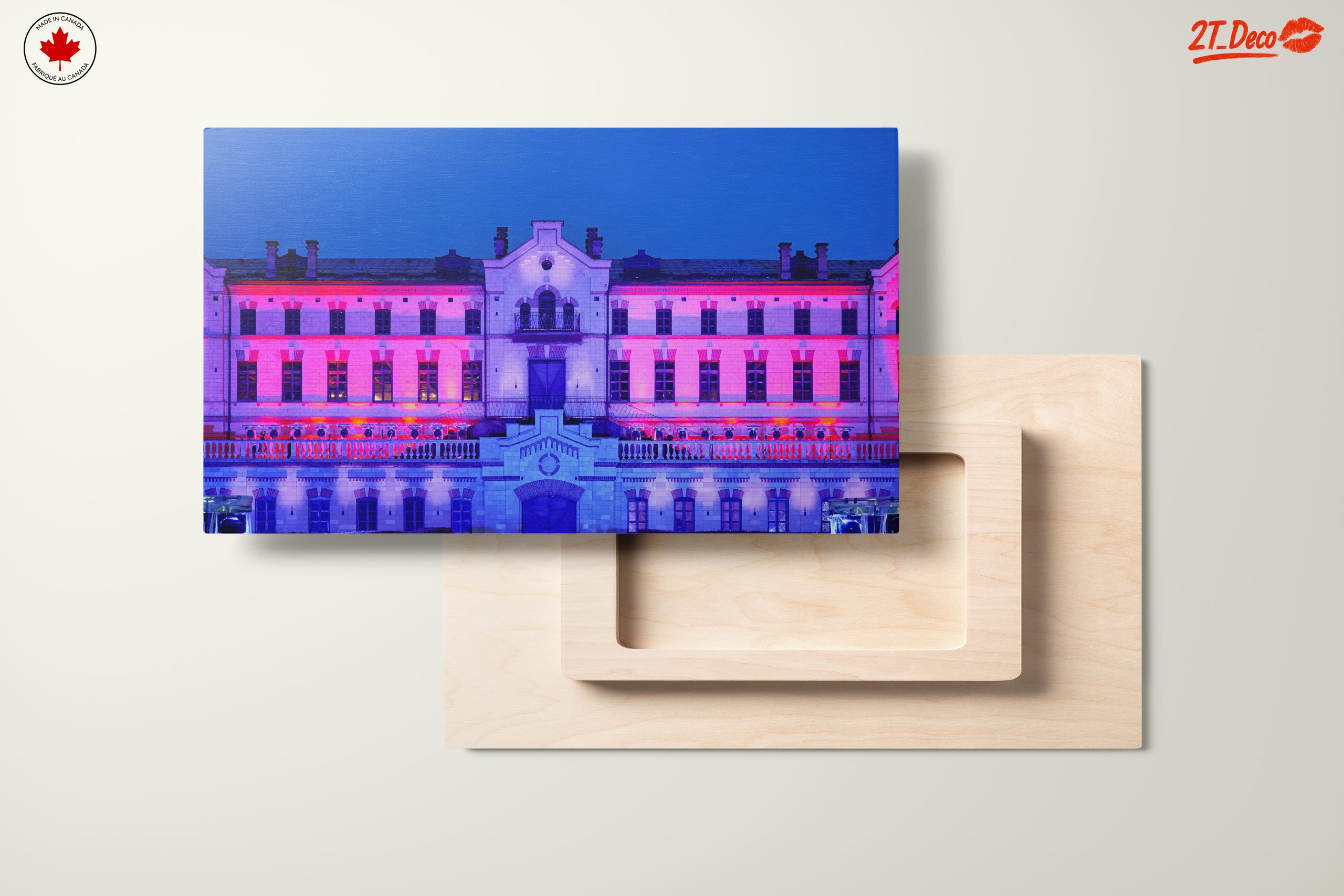 Illuminated Urban Building at Dusk - Image 11