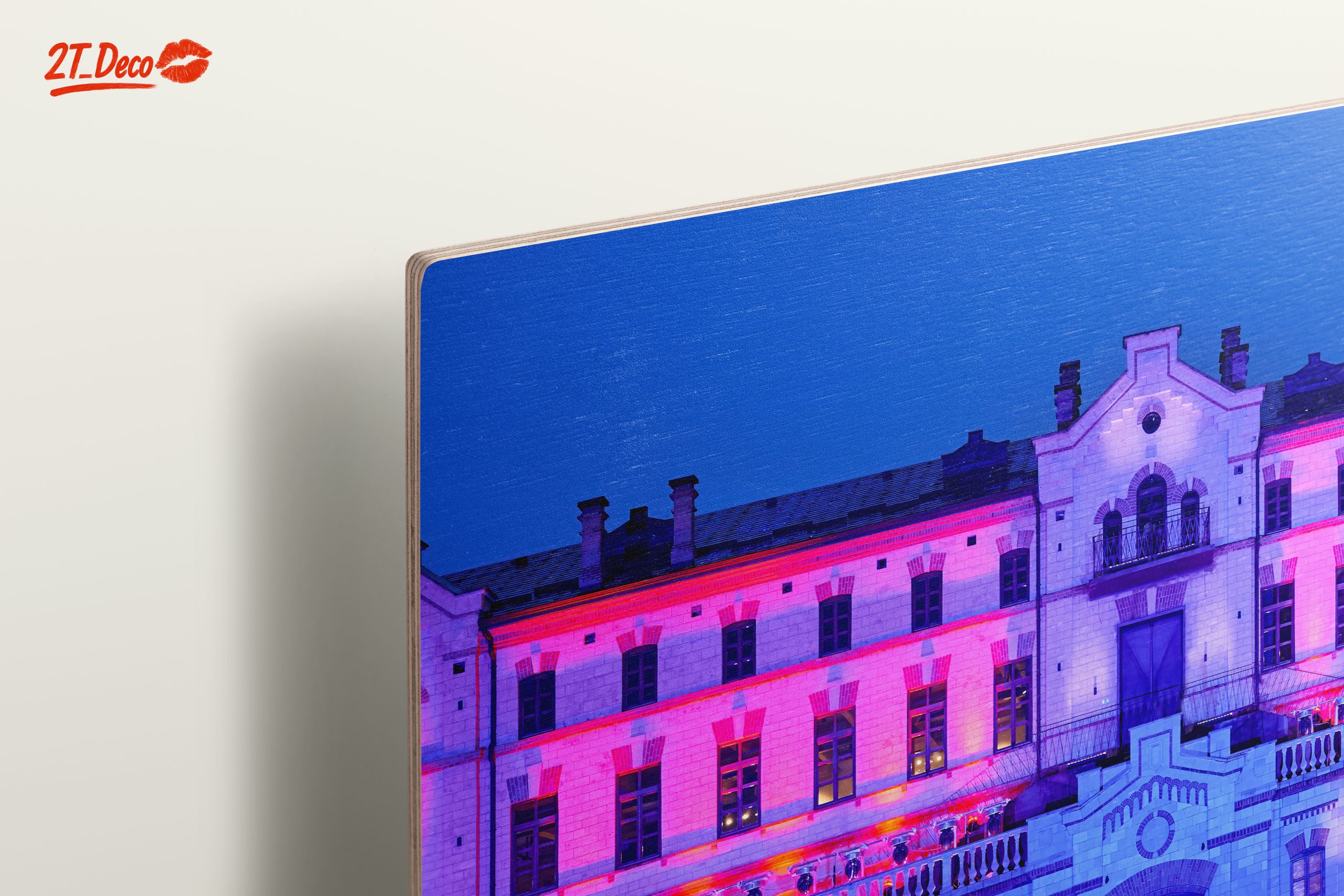 Illuminated Urban Building at Dusk - Image 15