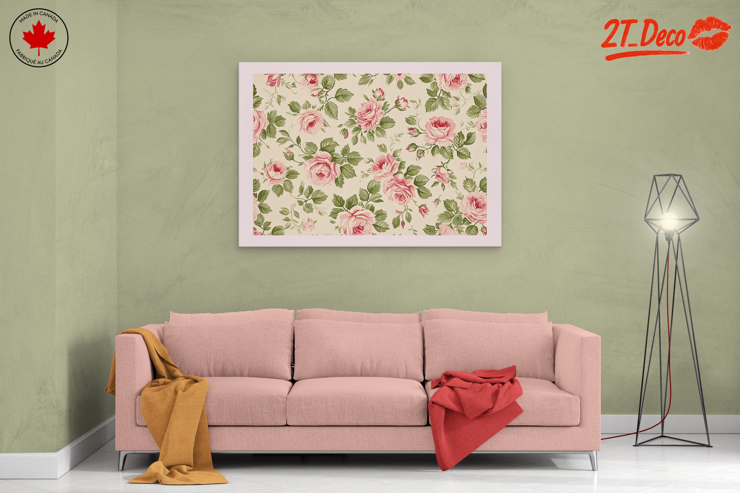 Elegant Floral Roses Art - Image 2