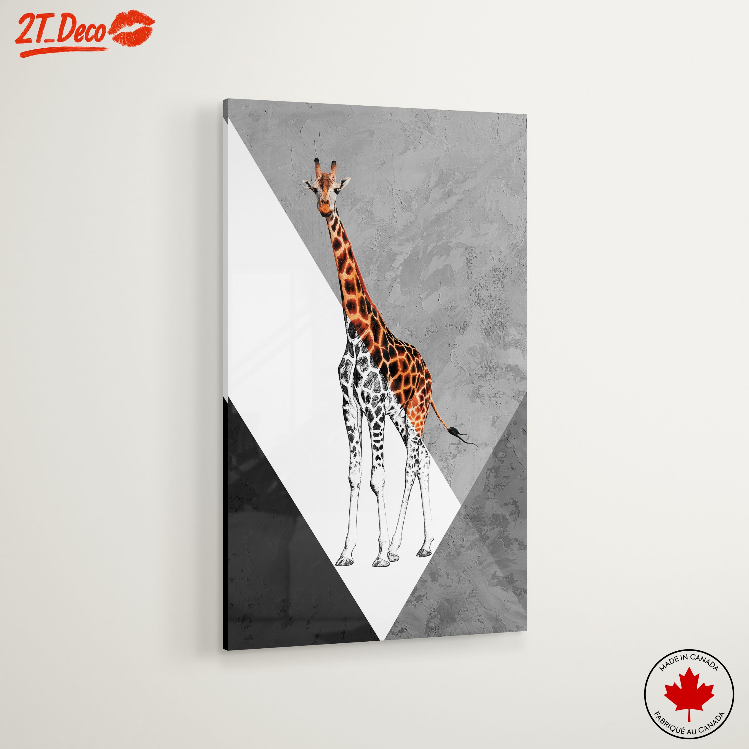 Stylized Giraffe Animal Art - Image 6