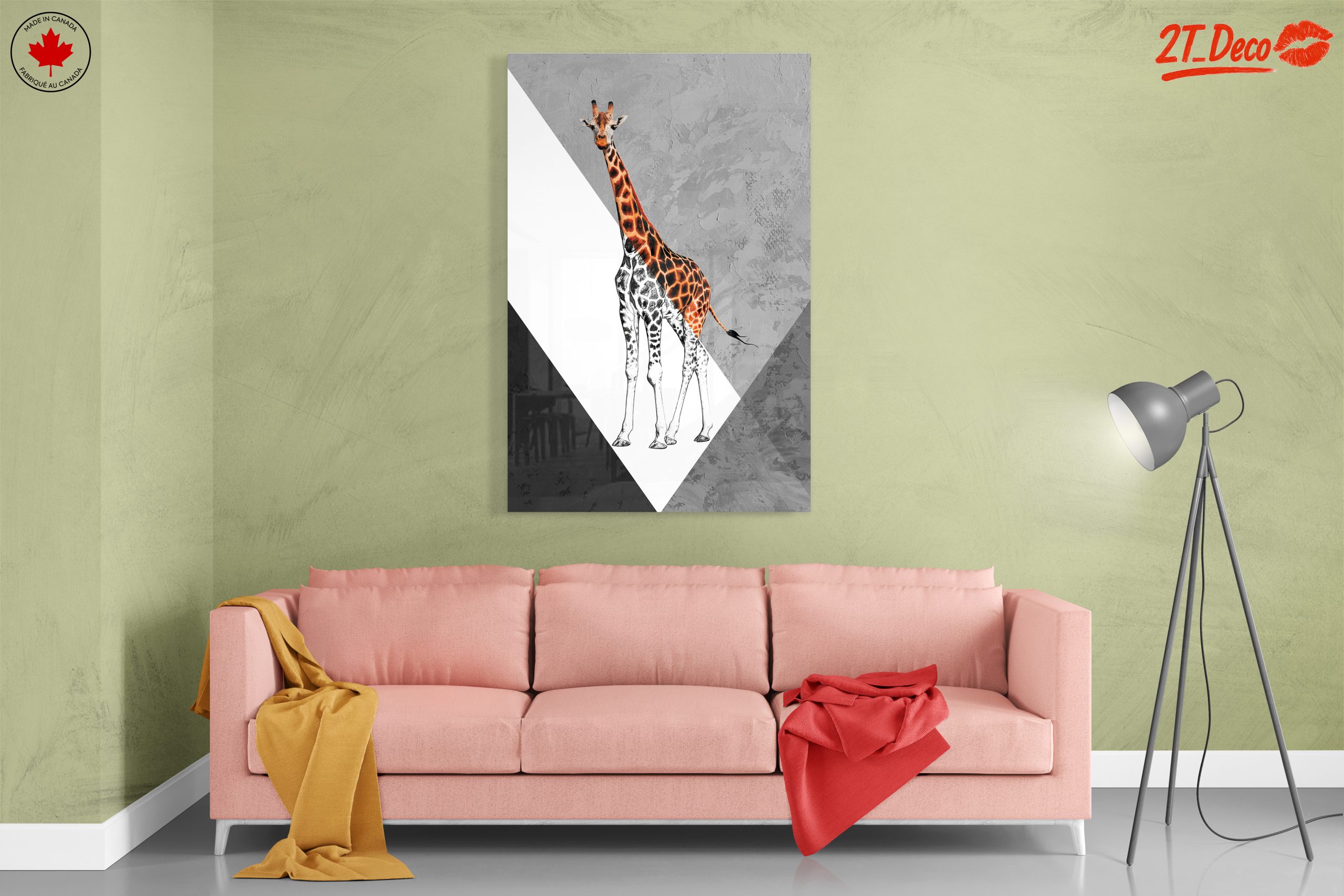 Stylized Giraffe Animal Art - Image 7