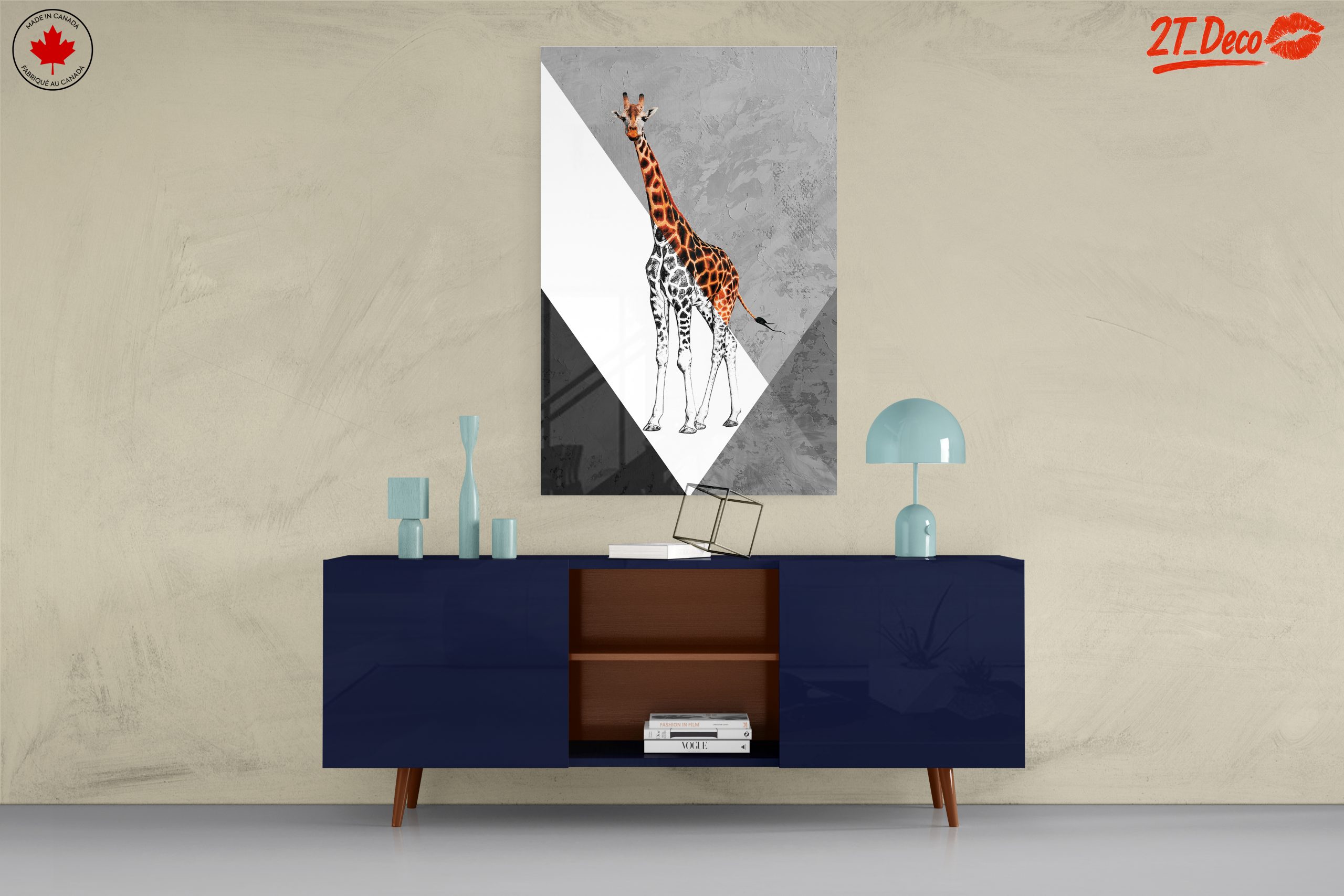 Stylized Giraffe Animal Art - Image 8