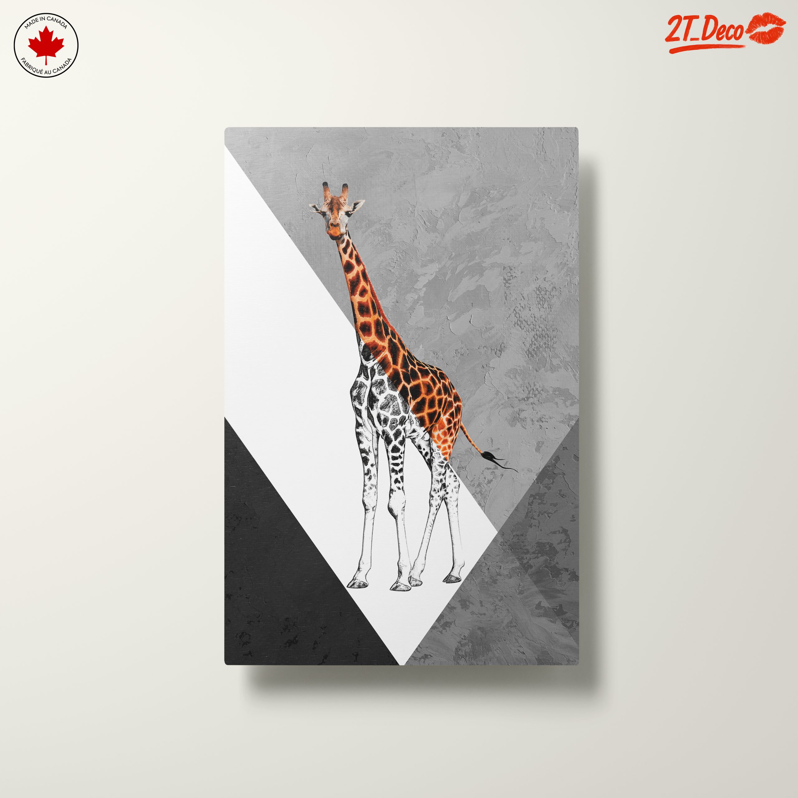 Stylized Giraffe Animal Art - Image 10