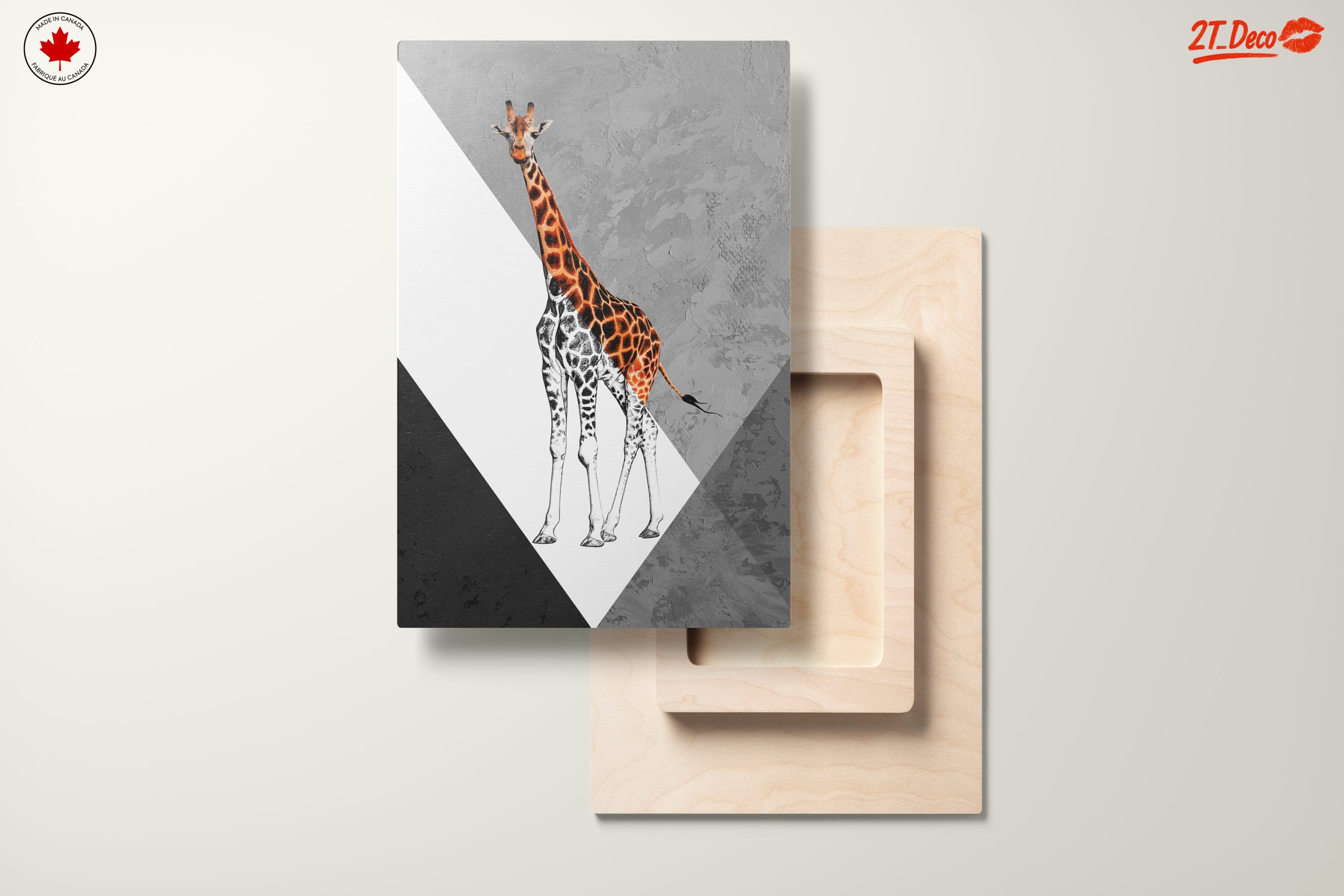 Stylized Giraffe Animal Art - Image 11