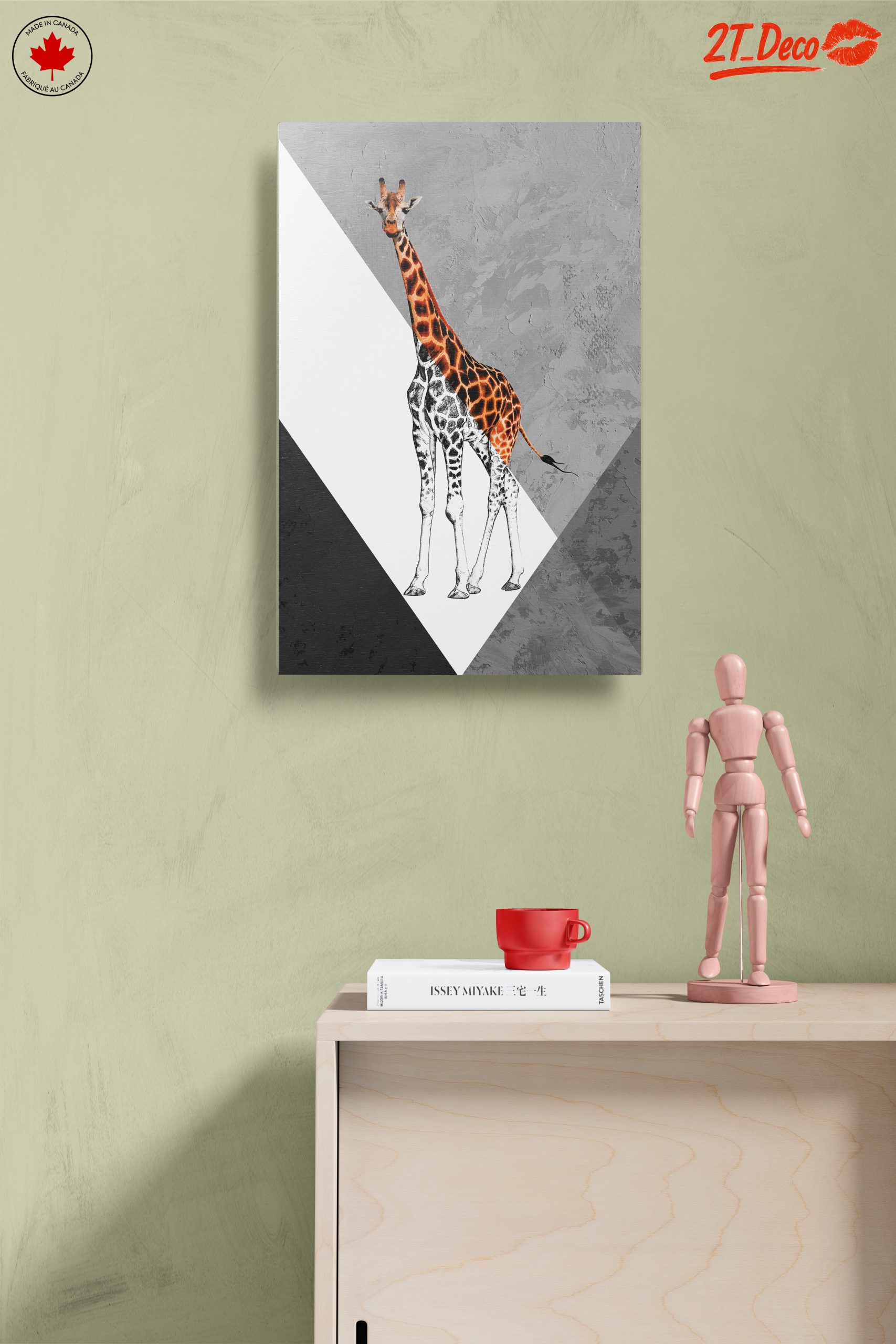 Stylized Giraffe Animal Art - Image 14