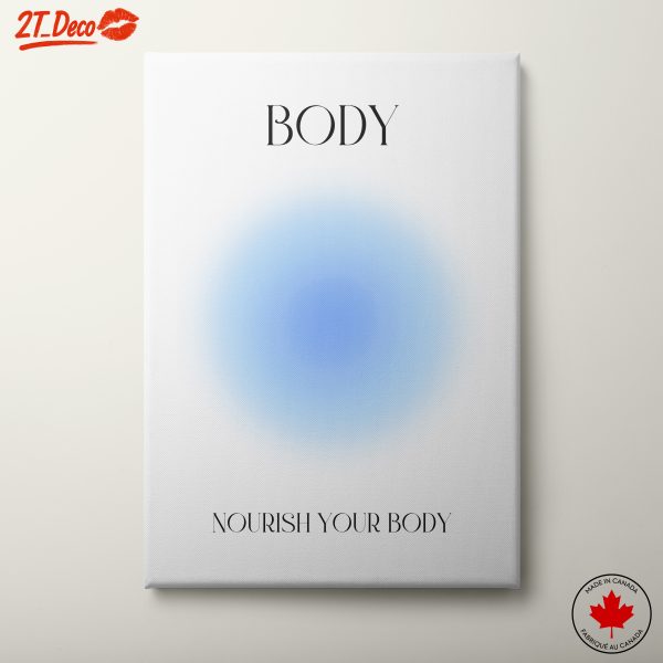 Nourish Your Body Wellness Art