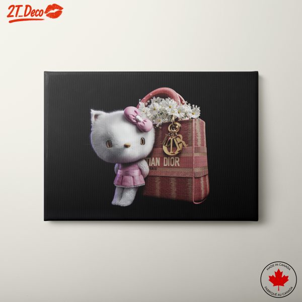 Cute Character with Designer Handbag Art
