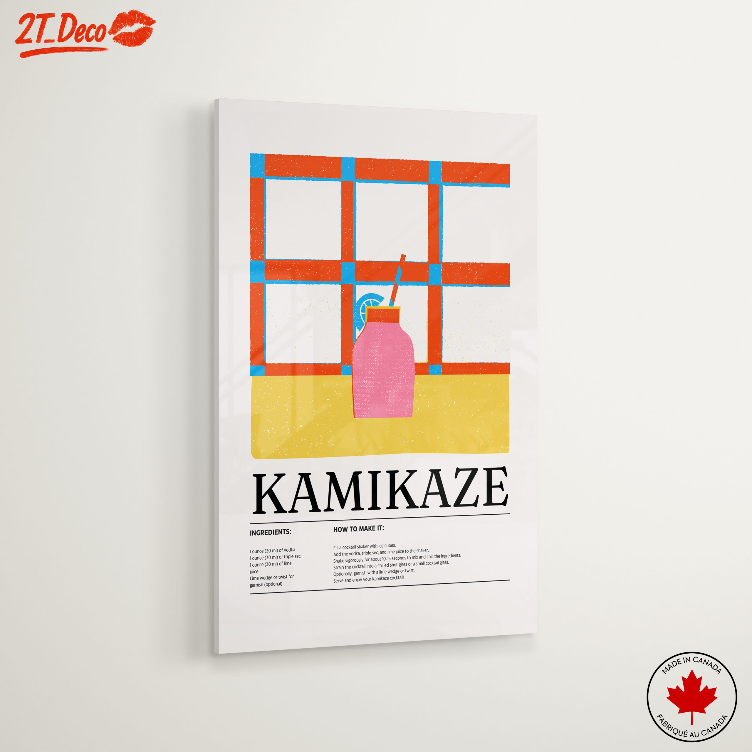 Whimsical Kamikaze Cocktail Illustration - Image 6