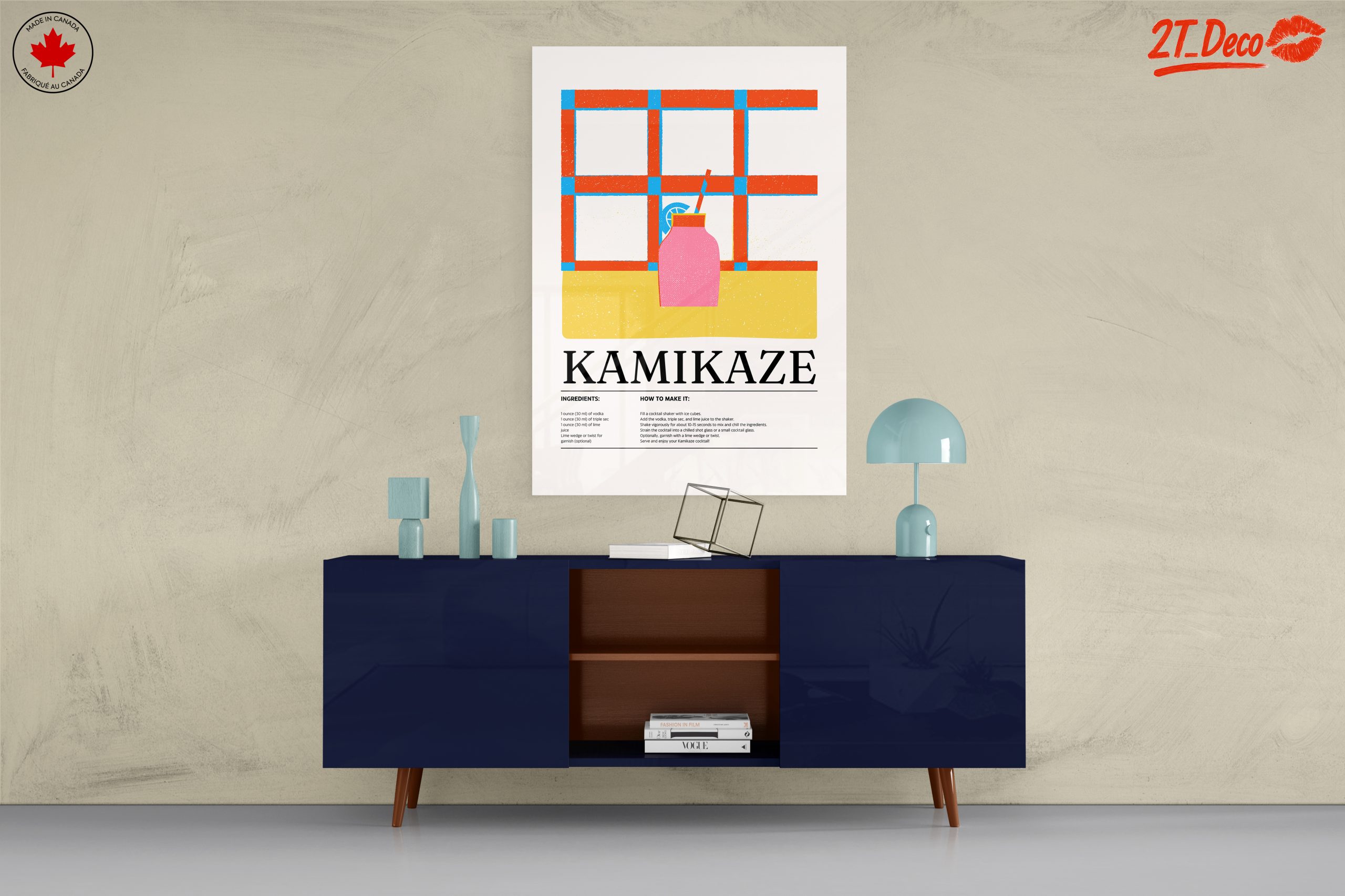 Whimsical Kamikaze Cocktail Illustration - Image 8