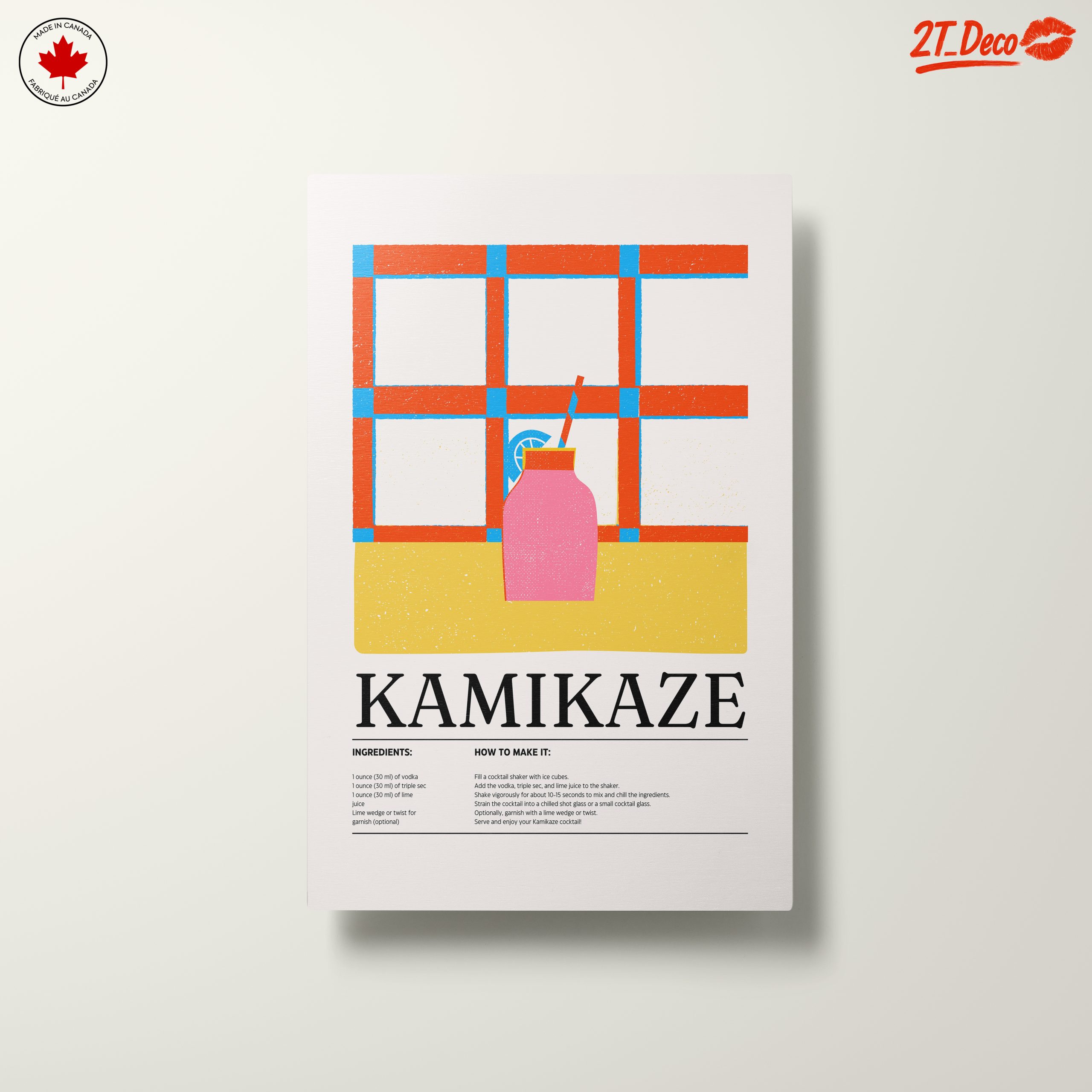 Whimsical Kamikaze Cocktail Illustration - Image 10