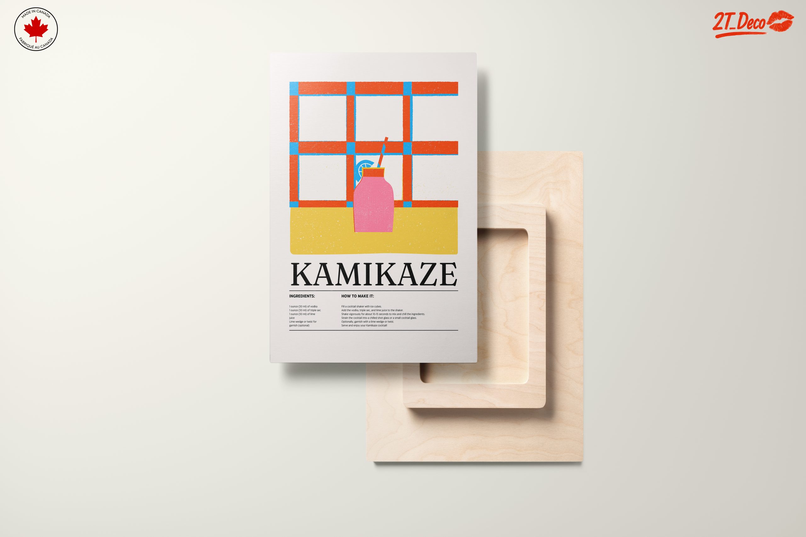Whimsical Kamikaze Cocktail Illustration - Image 11
