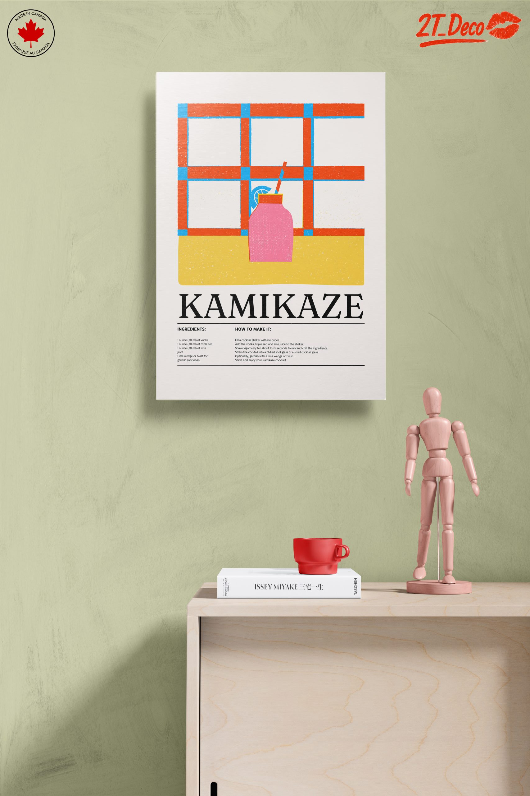 Whimsical Kamikaze Cocktail Illustration - Image 14
