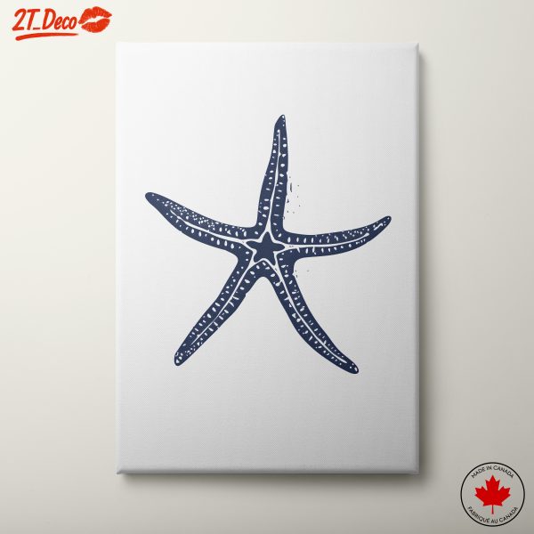 Stylized Starfish Artwork for Home Decor