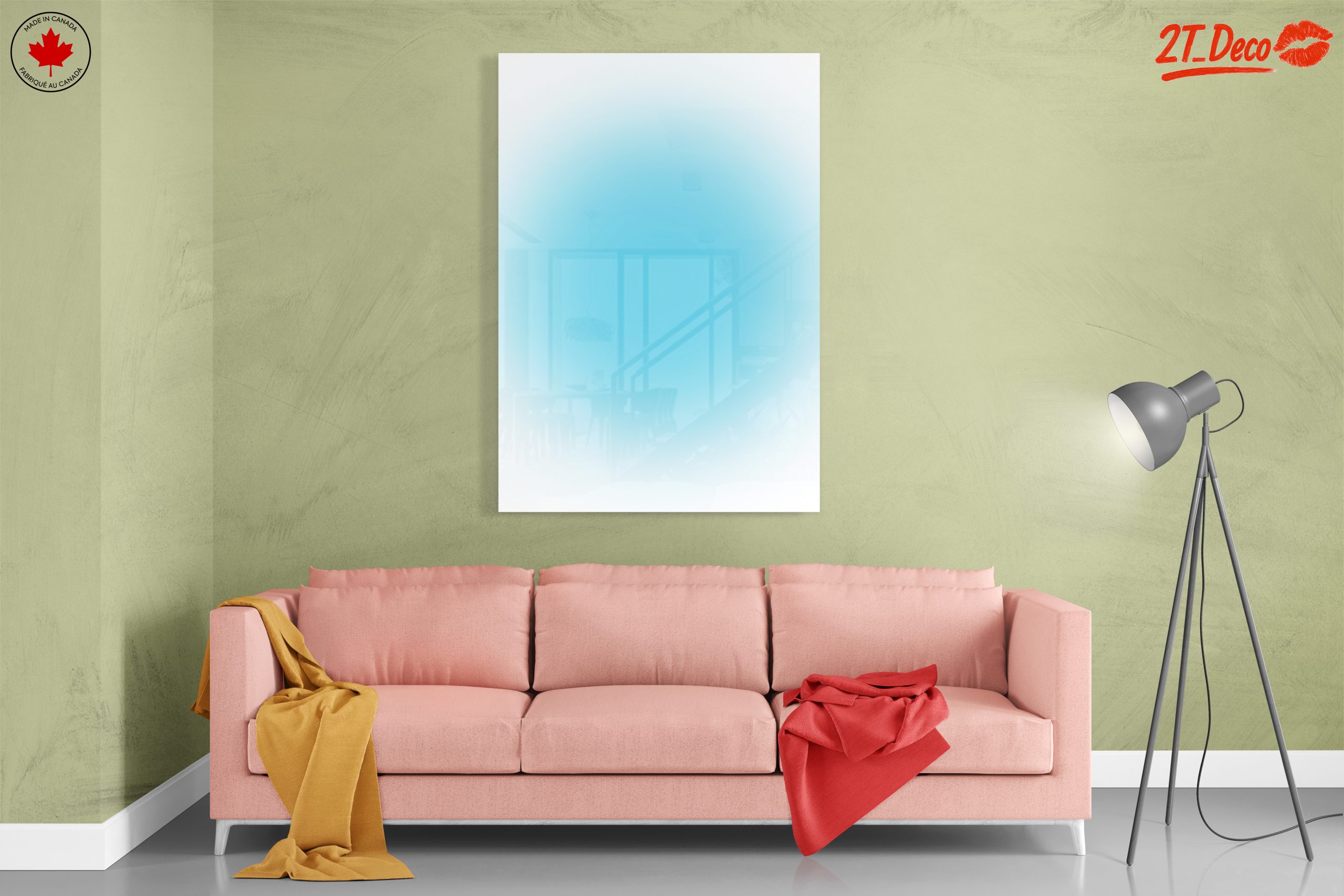 Elegant Gradient Blue Art for Modern Spaces - Image 7