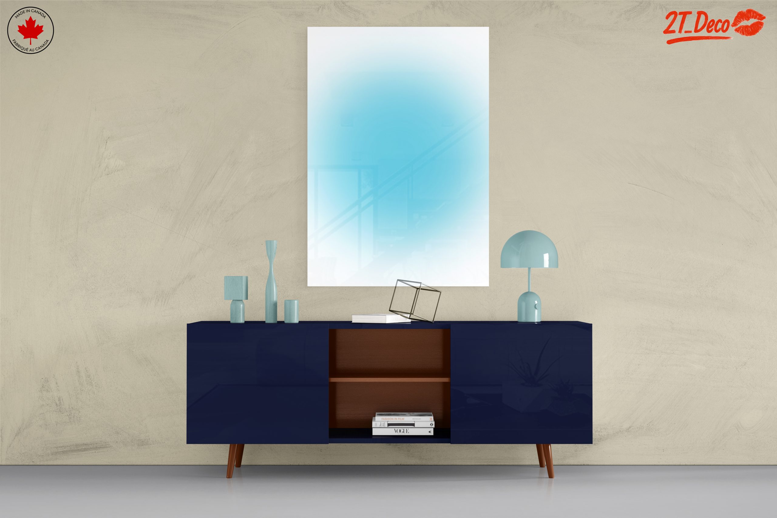 Elegant Gradient Blue Art for Modern Spaces - Image 8