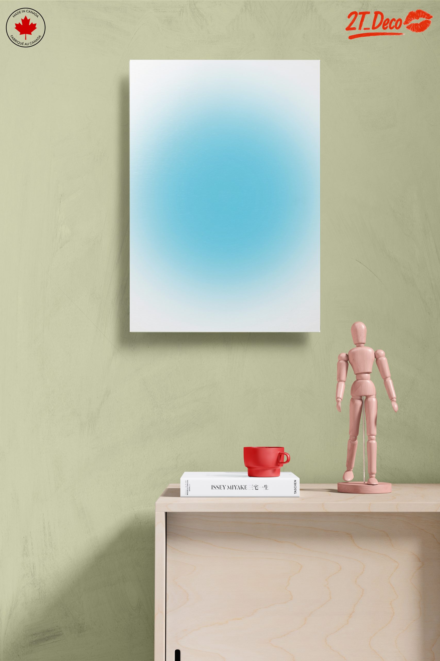 Elegant Gradient Blue Art for Modern Spaces - Image 14