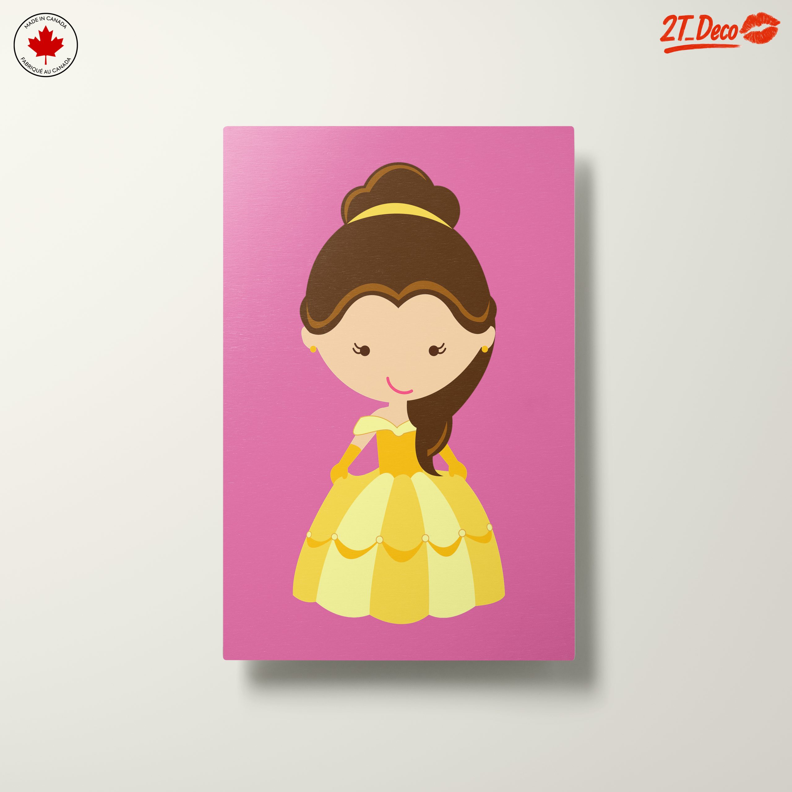 Stylized Cartoon Character in Yellow Dress - Image 10