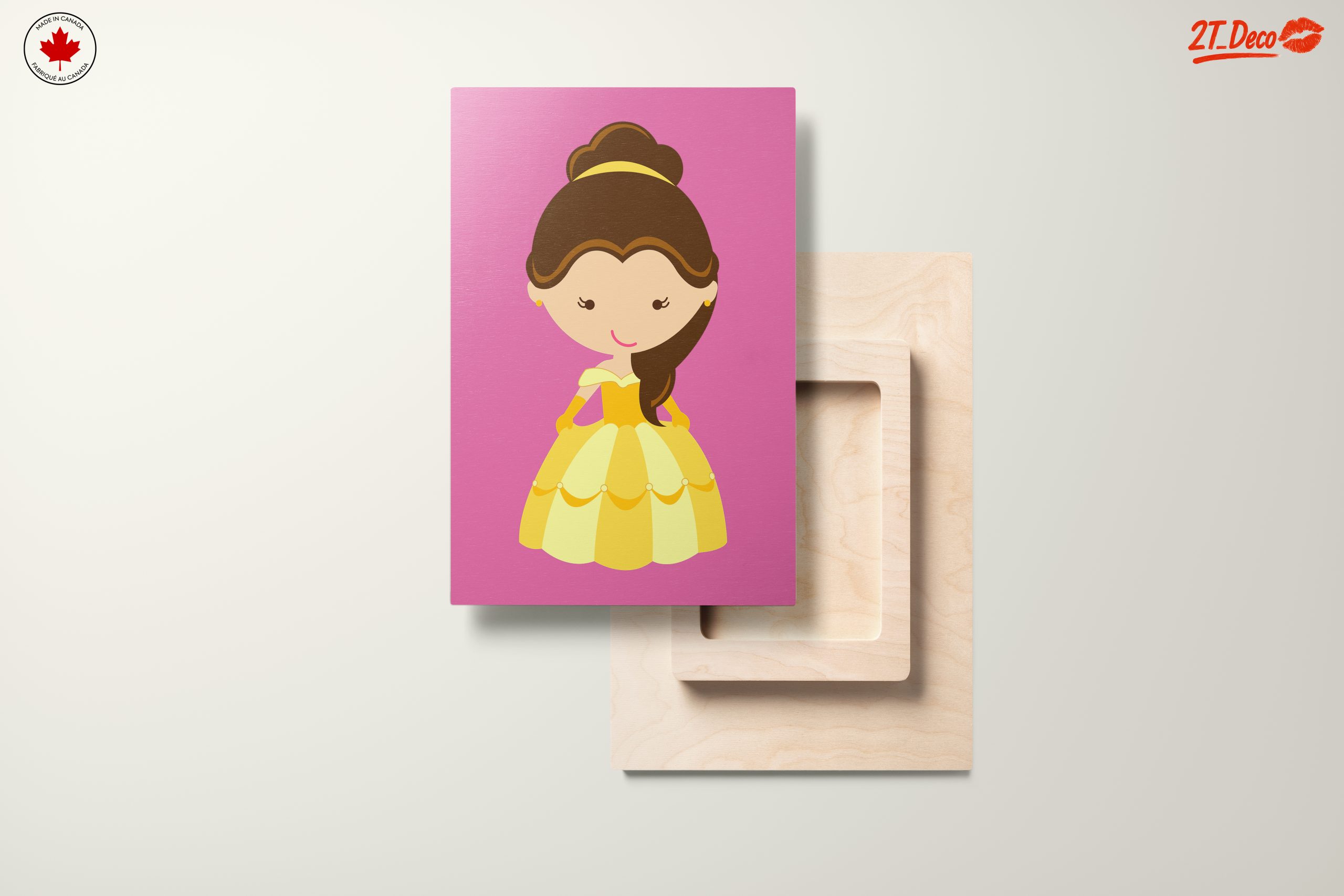 Stylized Cartoon Character in Yellow Dress - Image 11