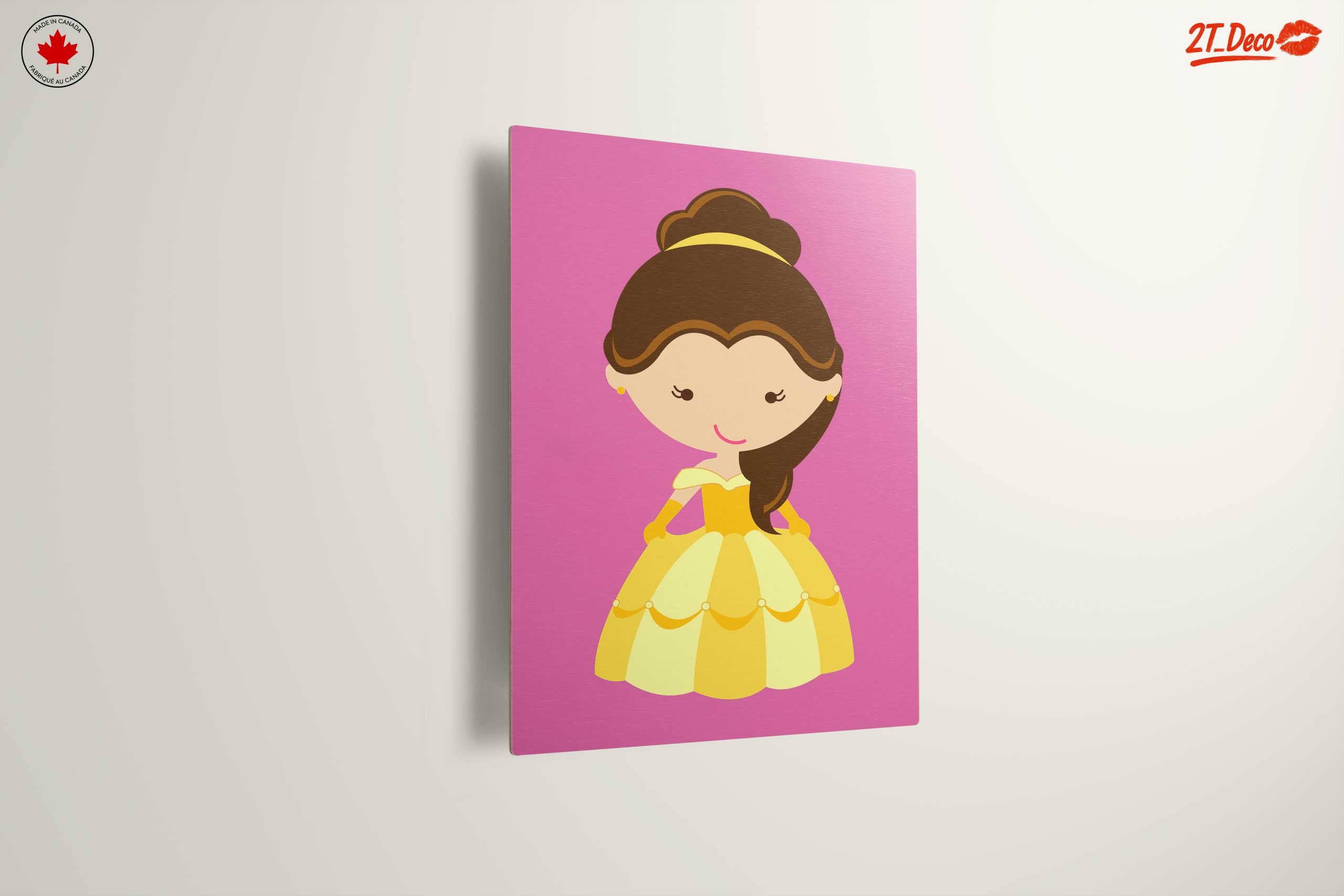 Stylized Cartoon Character in Yellow Dress - Image 13