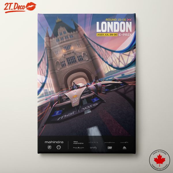 Exciting Formula E Racing Art in London