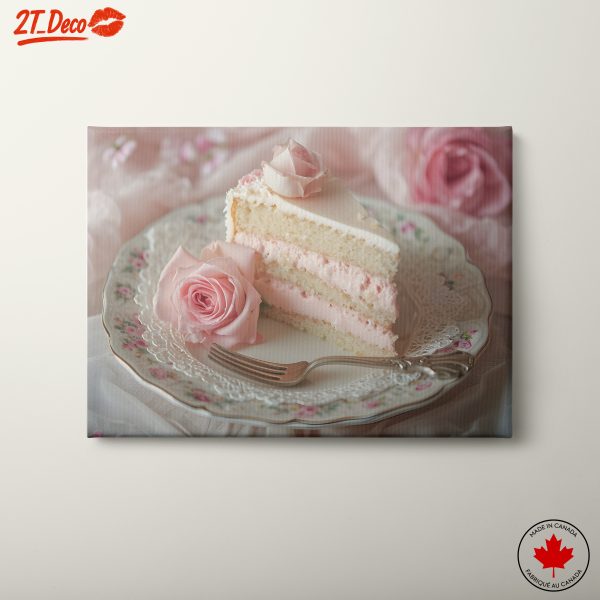 Delicate Rose Cake with Soft Pink Accents